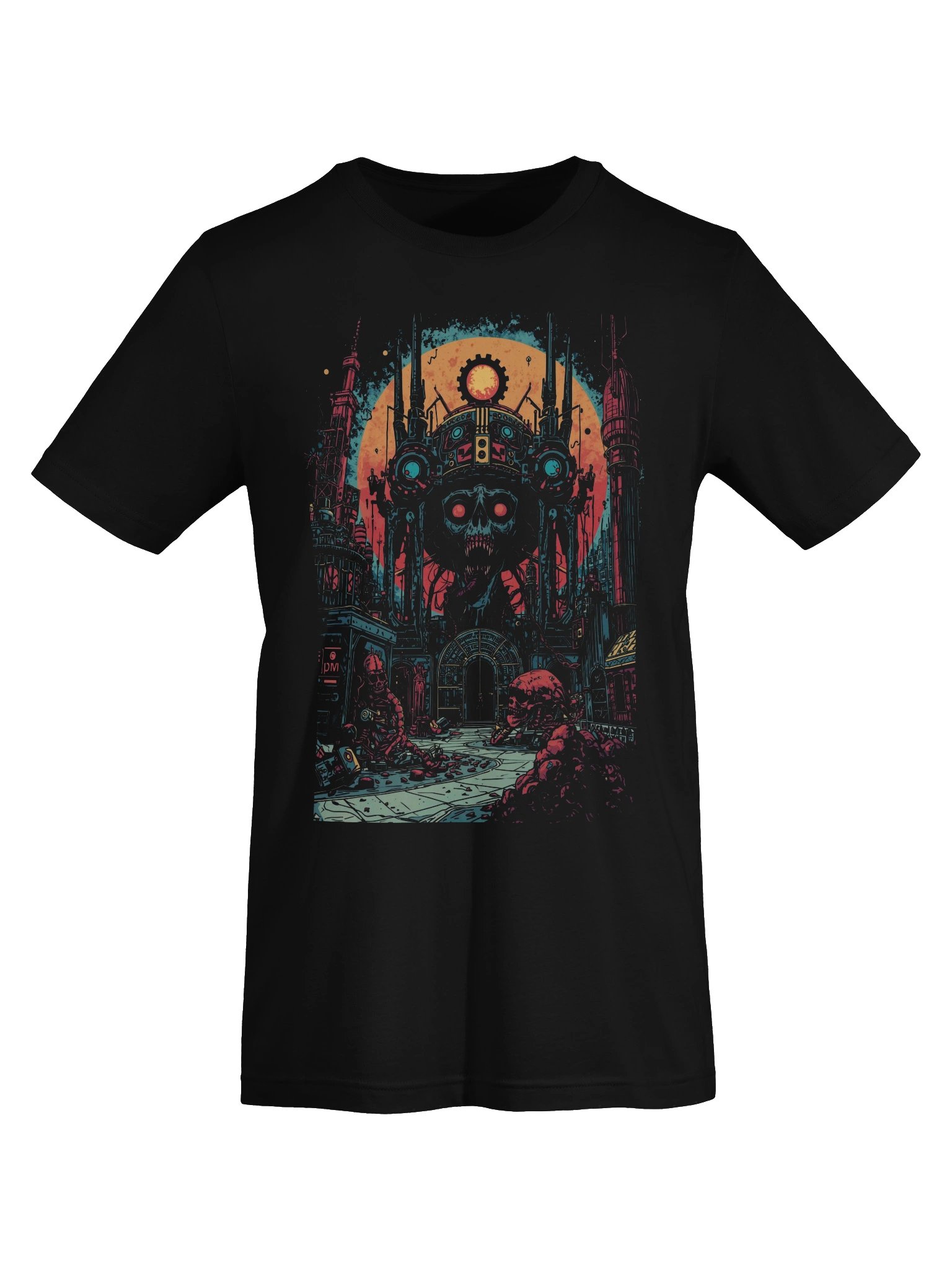 Neon Apocalypse Skull Lightweight T-Shirt product image (4)