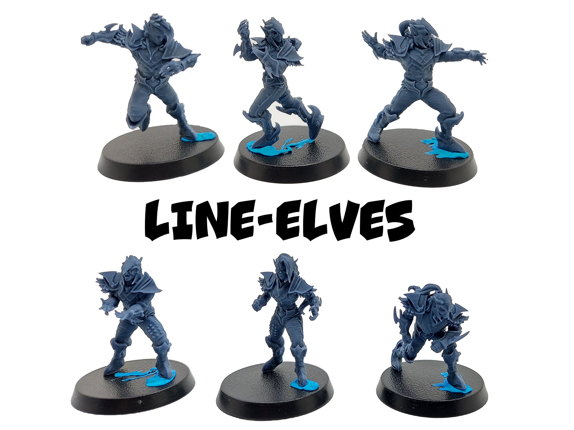 Dark Elf Fantasy Football Team - UGNI Miniatures product image (5)