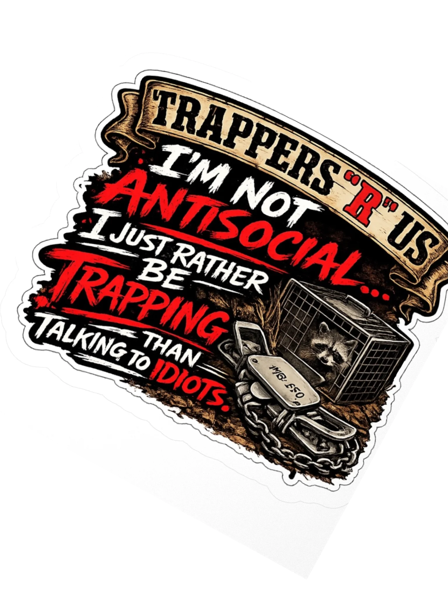 I'M NOT ANTISOCIAL STICKER product image (3)