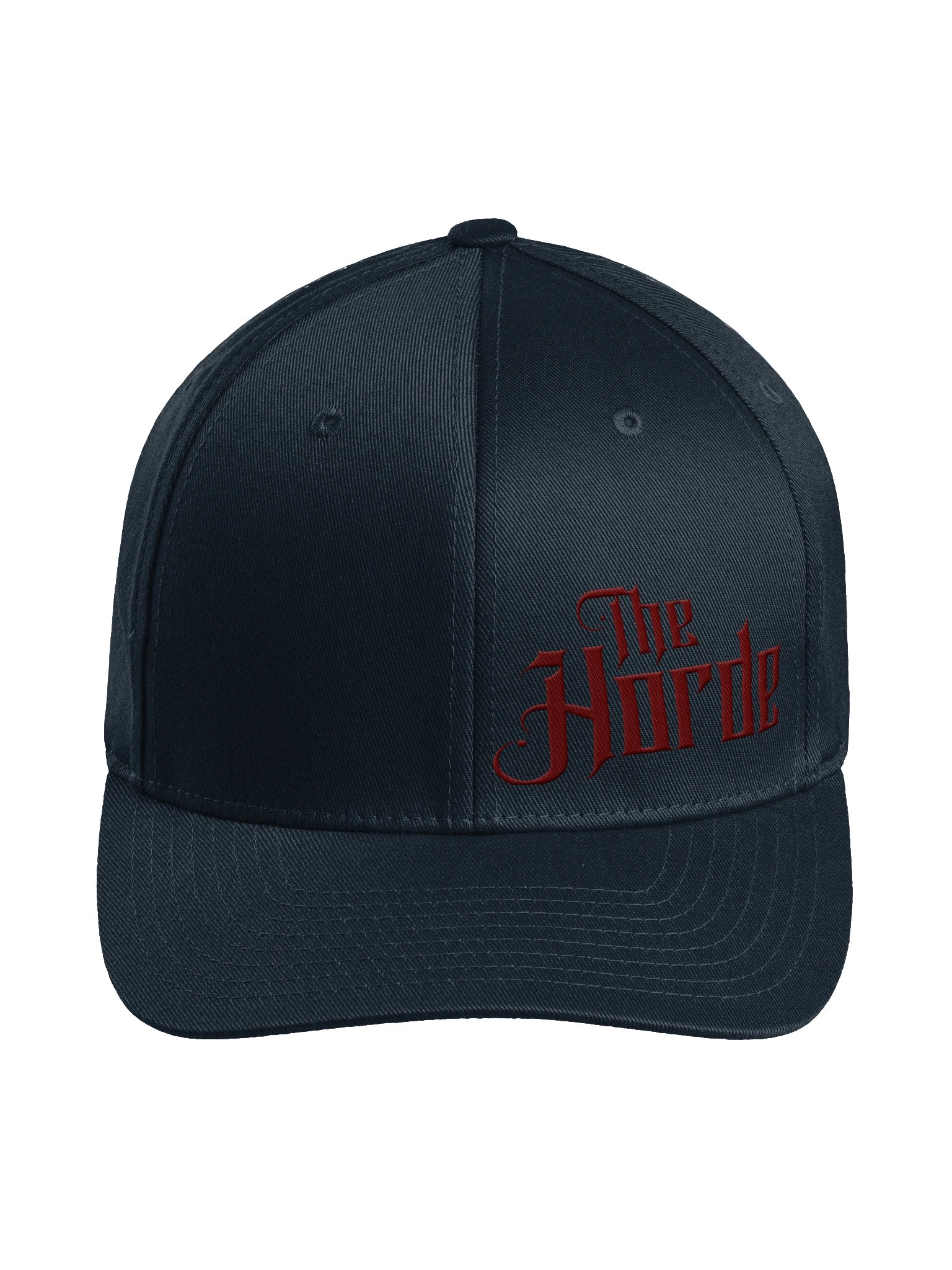 Red lettered Horde fitted Cap product image (5)