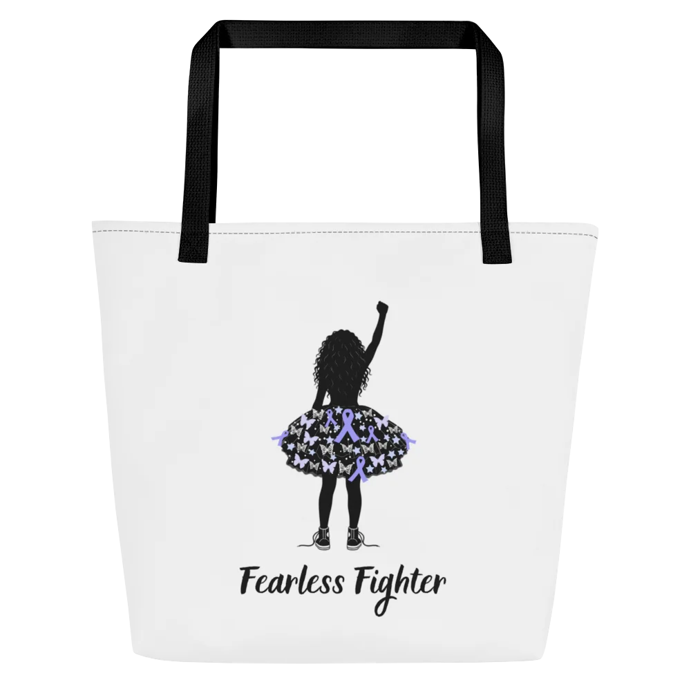 Stomach Cancer - Fearless Fighter Tote Bag product image (3)