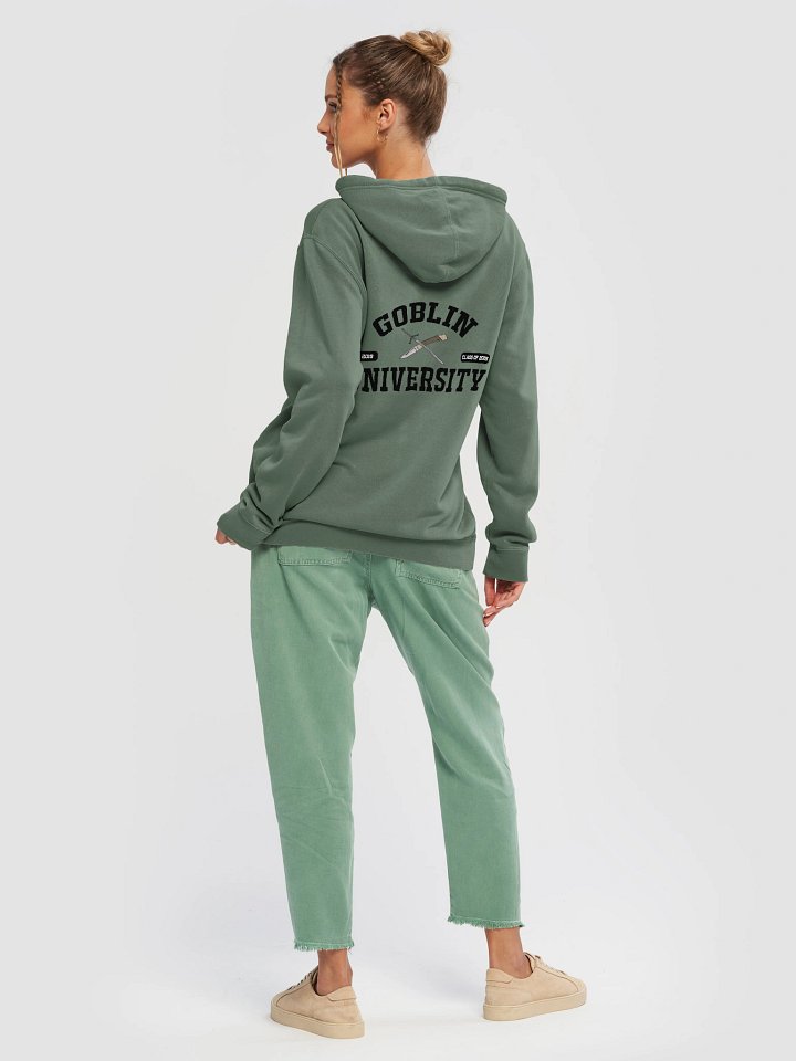 Goblin University BACK OF HOODIE Black product image (2)