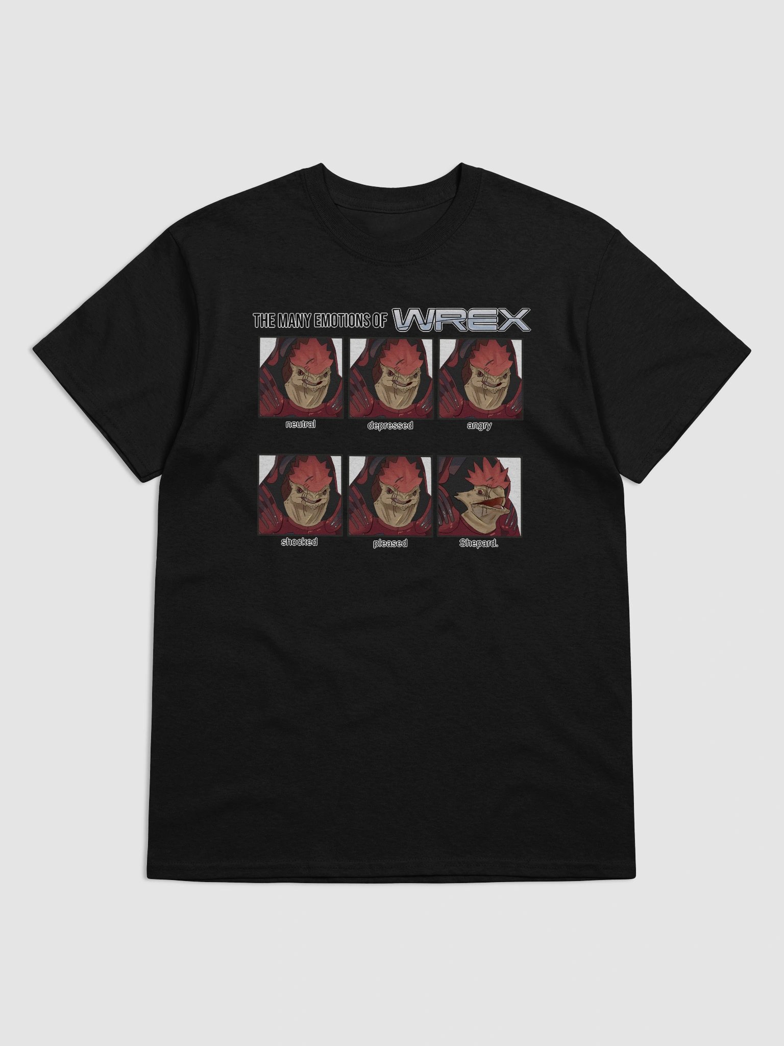 The Many Emotions of Wrex - T-Shirt product image (5)
