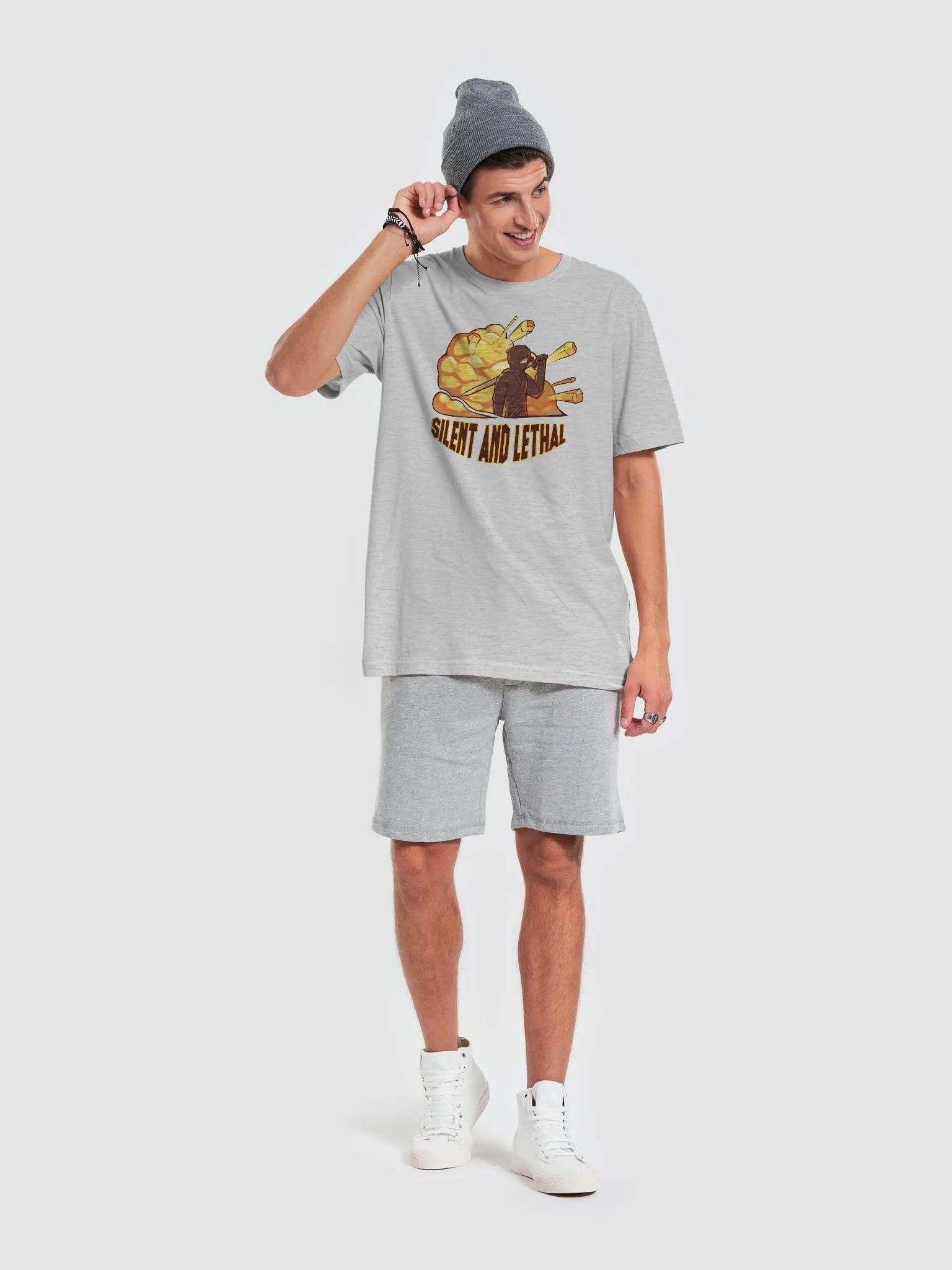 Silent And Lethal Supersoft T-Shirt (Light) product image (7)
