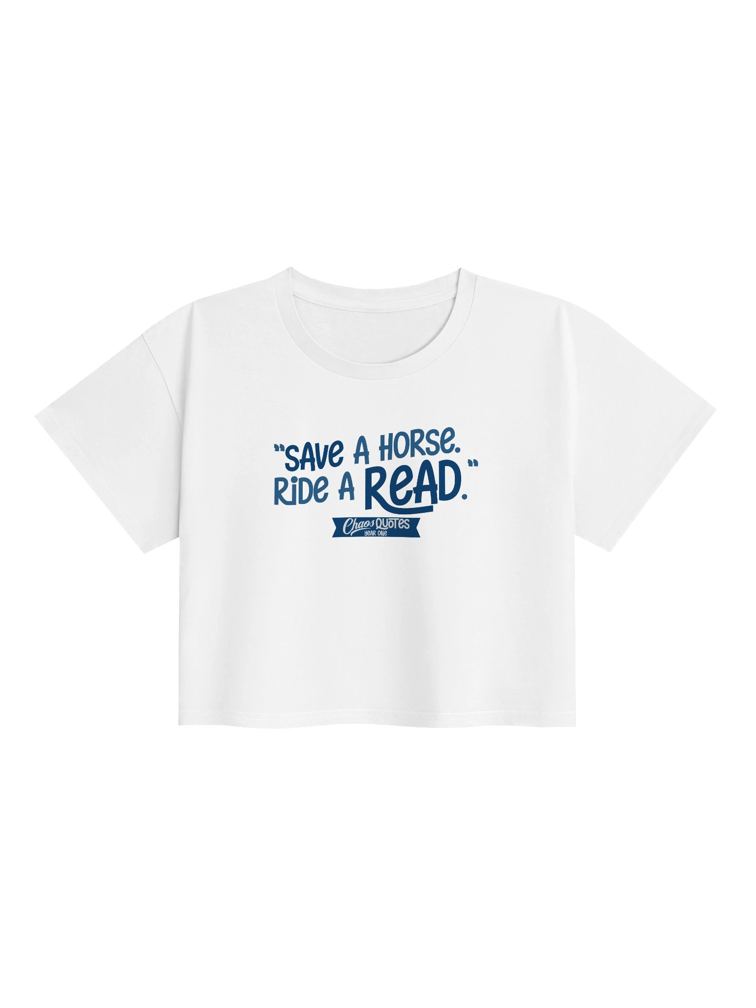 Chaos Quotes Cropped T-shirt (Ride) product image (1)