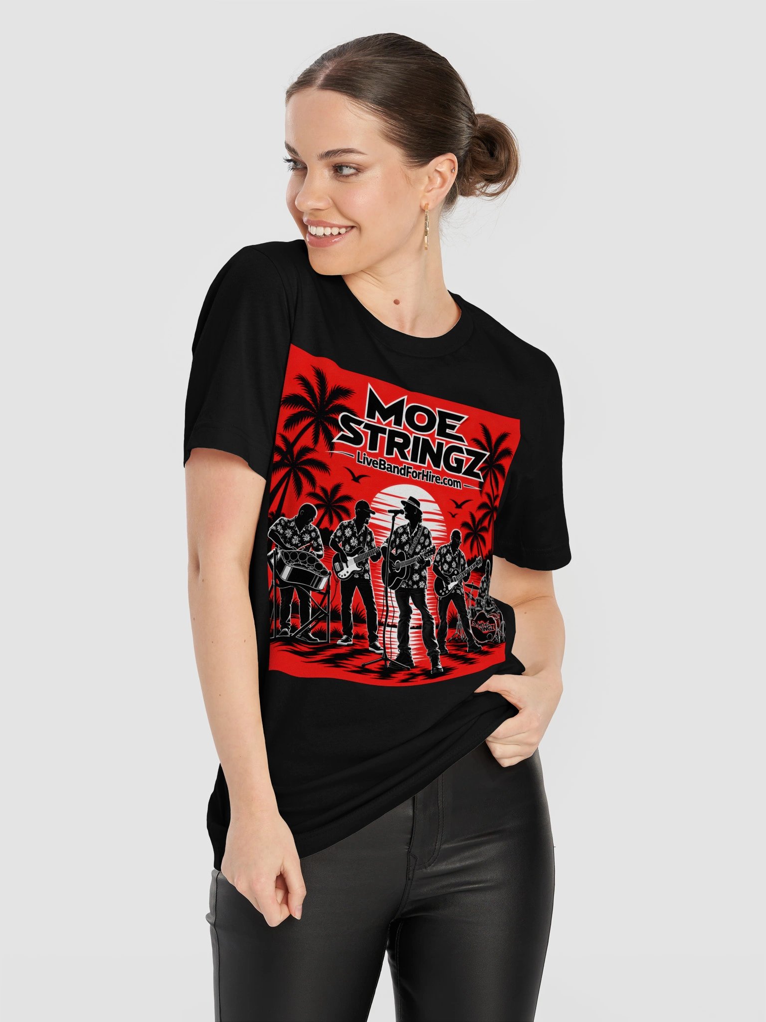Moe Stringz T-Shirt Black product image (11)
