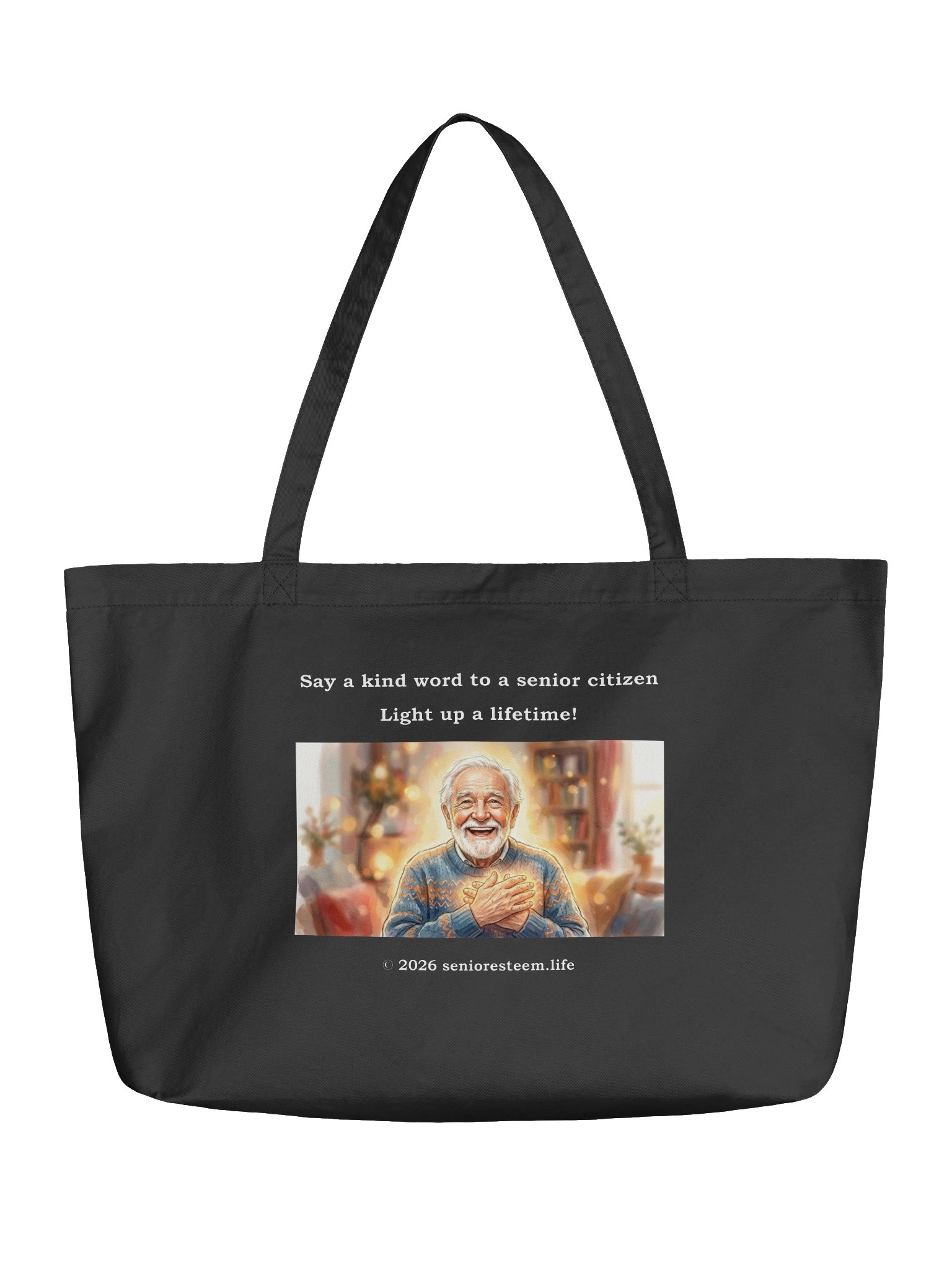 Say a Kind Word Cotton Tote product image (1)