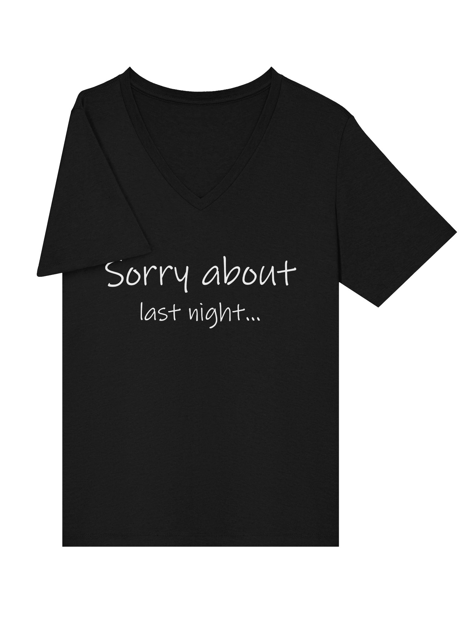 Sorry About Last Night V-Neck Tee product image (13)