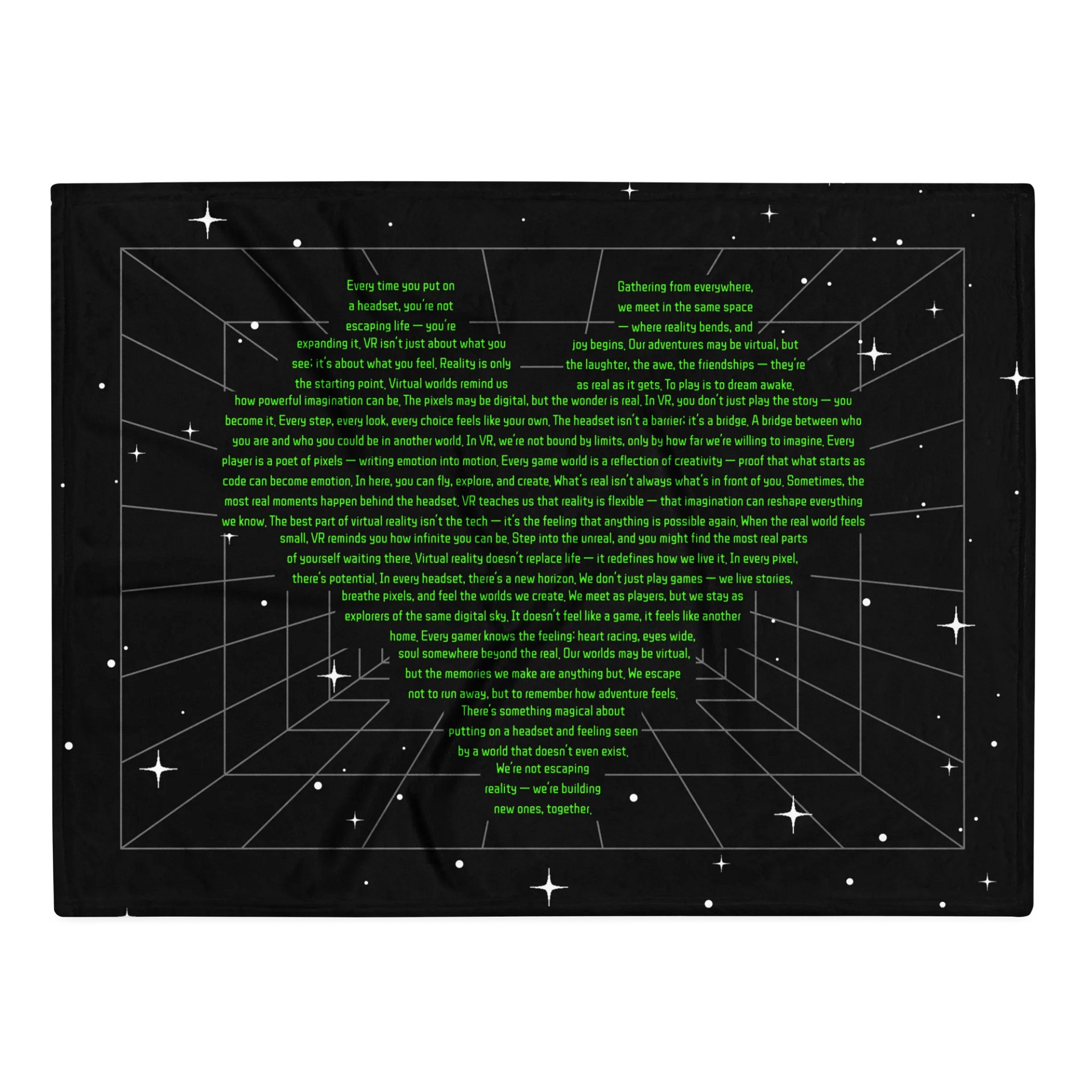 We Love VR Pixel Heart Throw Blanket product image (1)