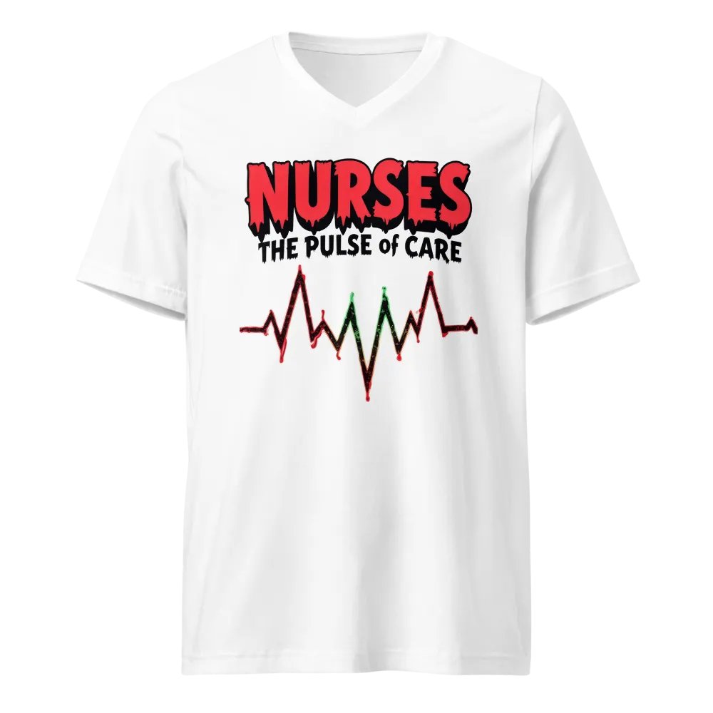 Pulse of Care Nurses V-Neck Tee product image (1)