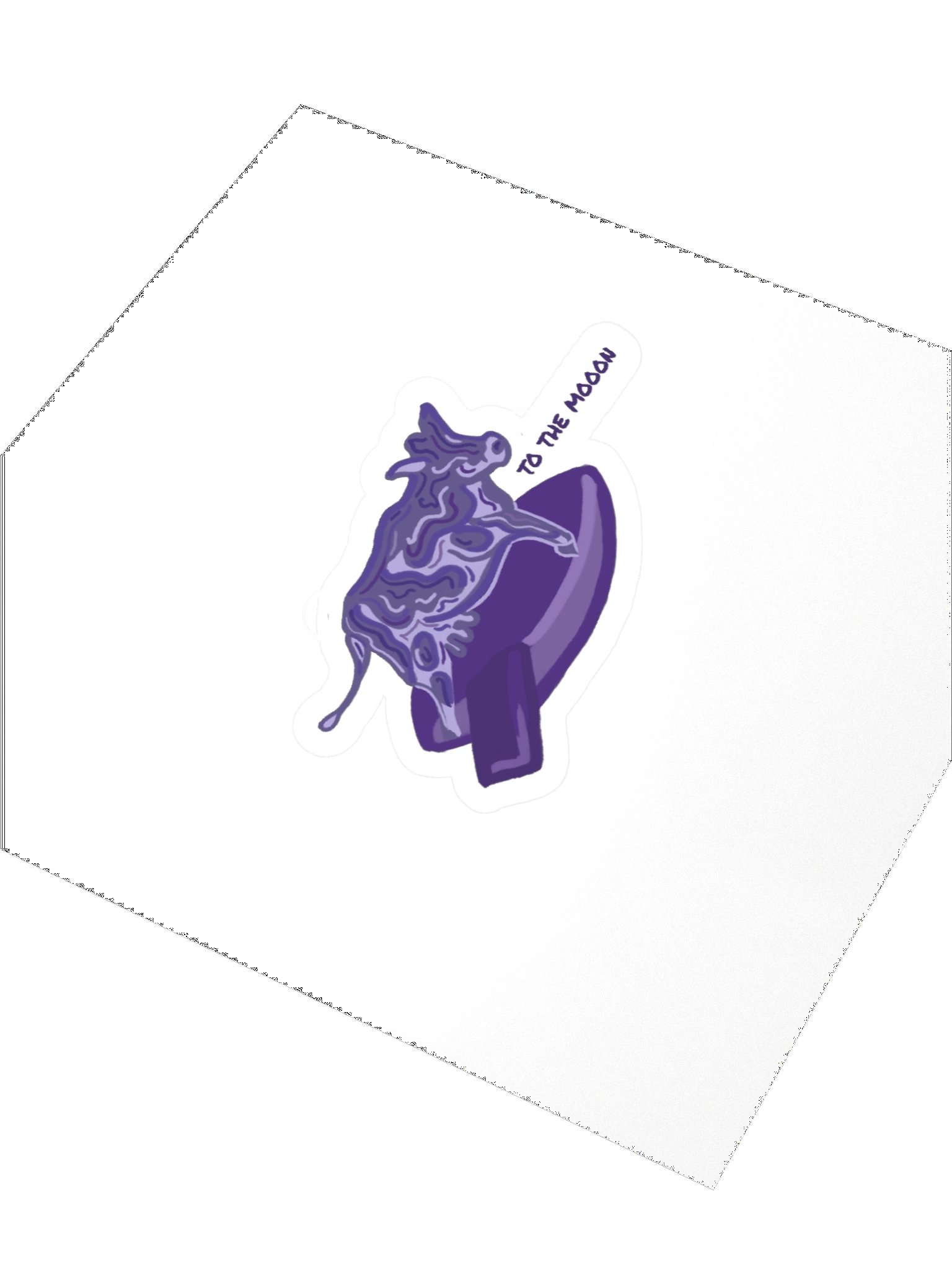 To the Mooon - Sticker product image (3)