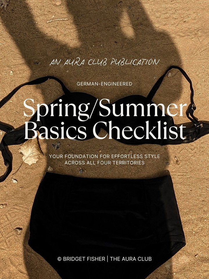 Spring Summer Wardrobe Checklist (PDF) product image (1)