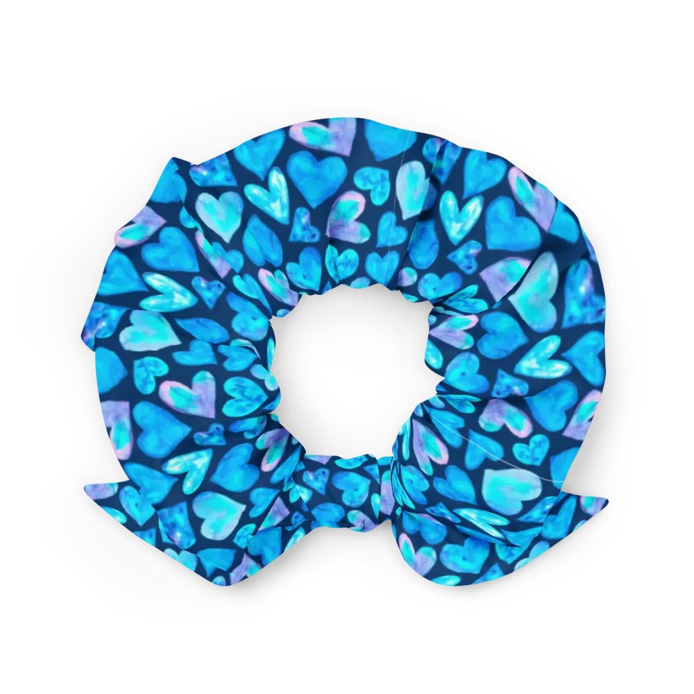Gradient Hearts All-Over Print Scrunchie product image (2)