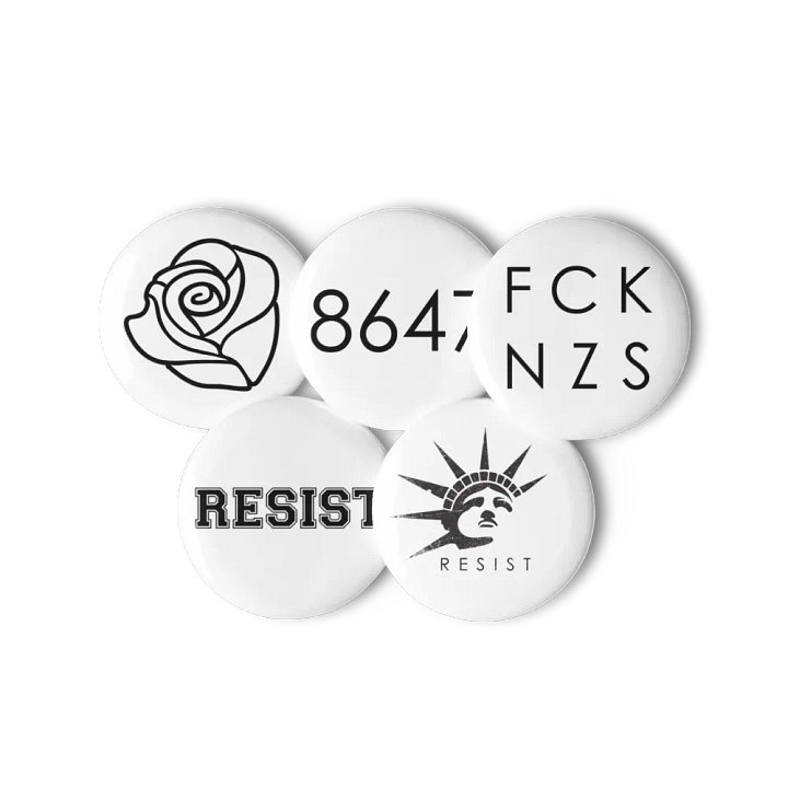Set of pin buttons product image (3)