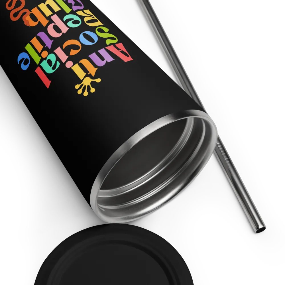 Colorful Insulated Tumbler: Anti Social Reptile Club Edition product image (12)