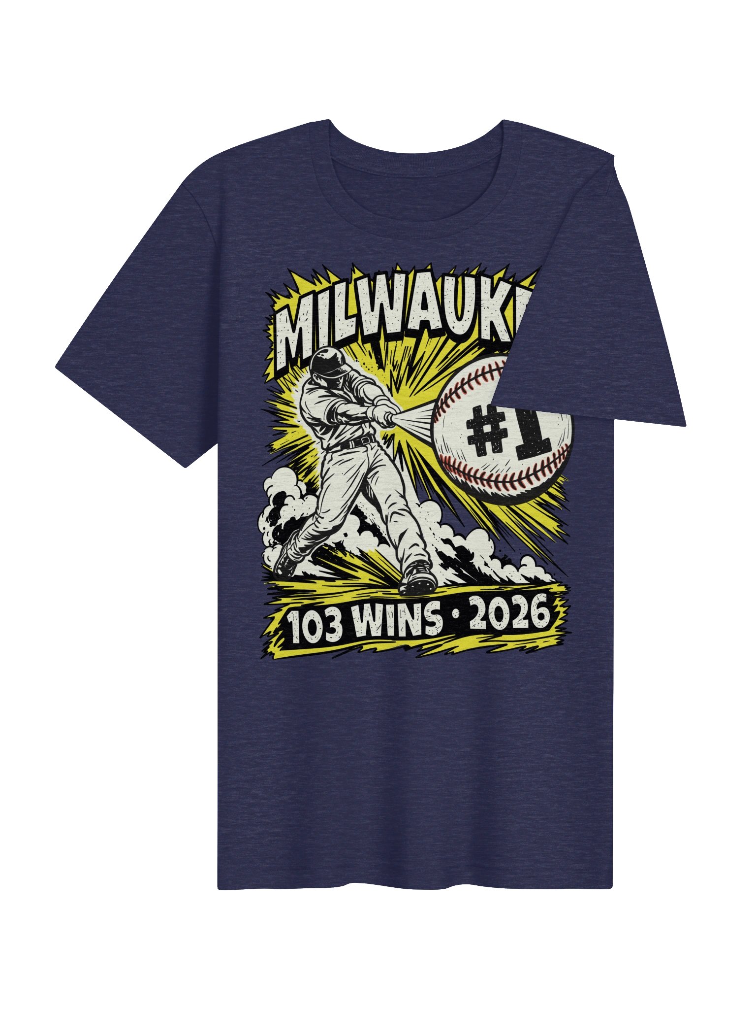 Milwaukee 103 Wins • 2026 Baseball T-Shirt product image (46)