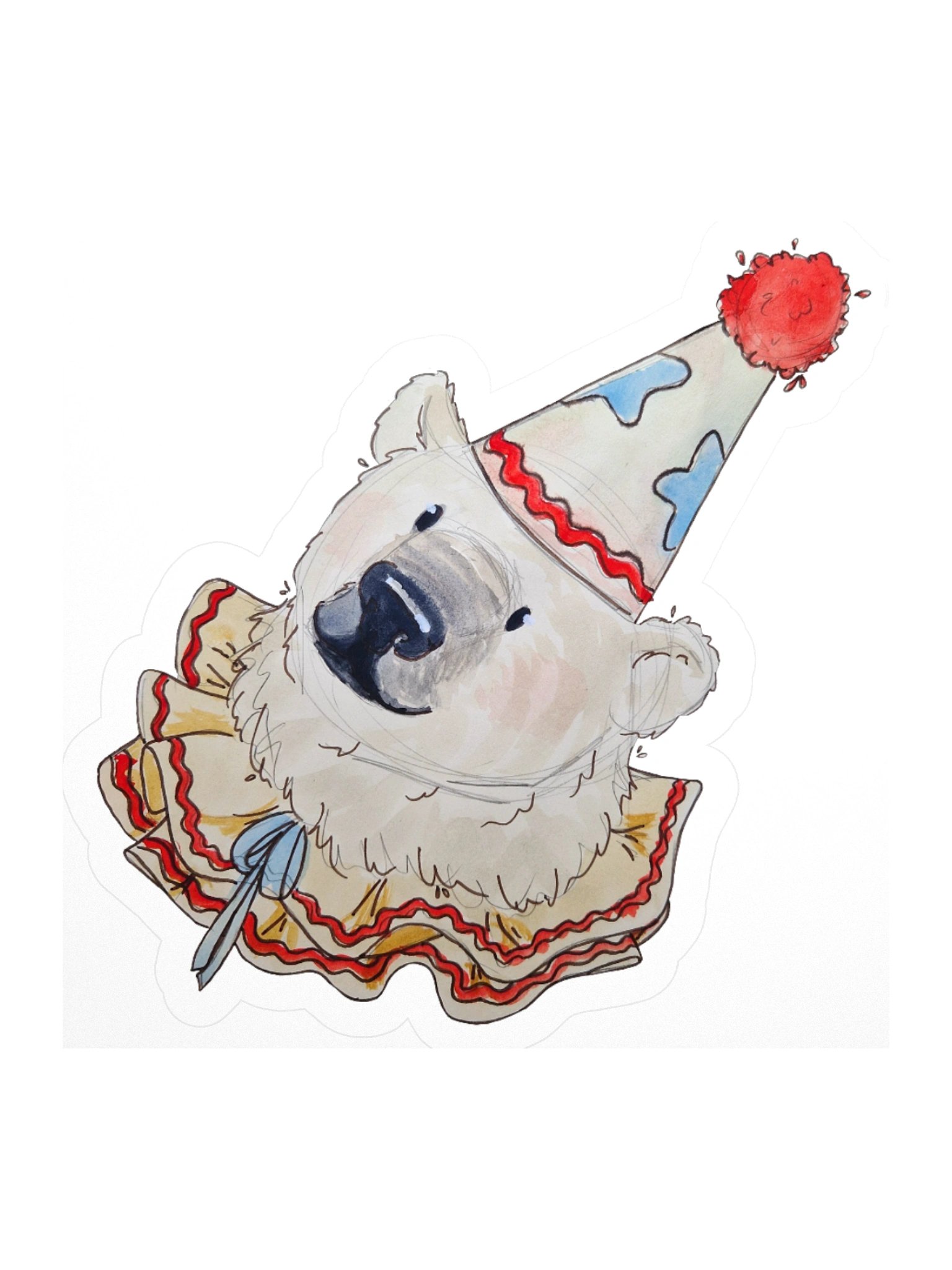 Sticky clown bear product image (3)