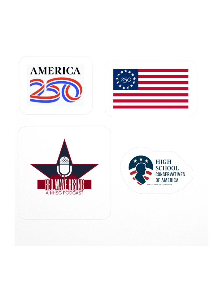 NHSC and America 250 Sticker Sheet product image (2)