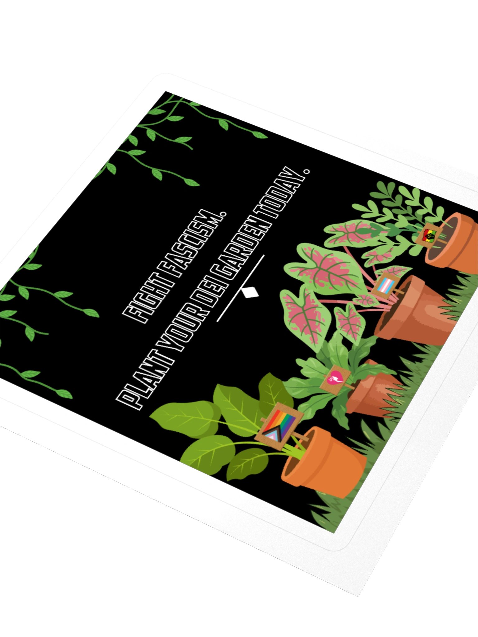 DEI Garden Square Sticker product image (3)