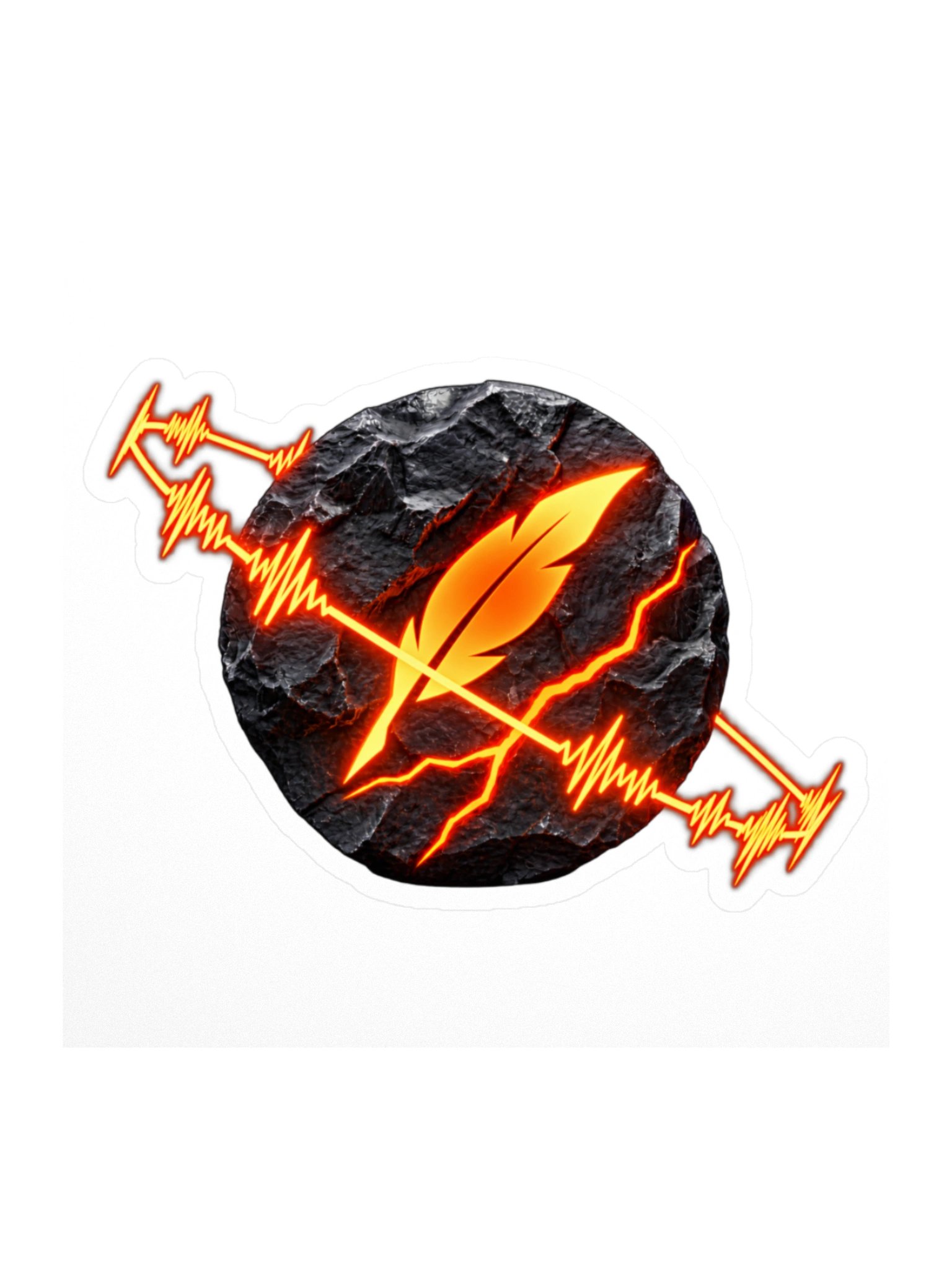 Seismic Quill Logo Sticker product image (1)