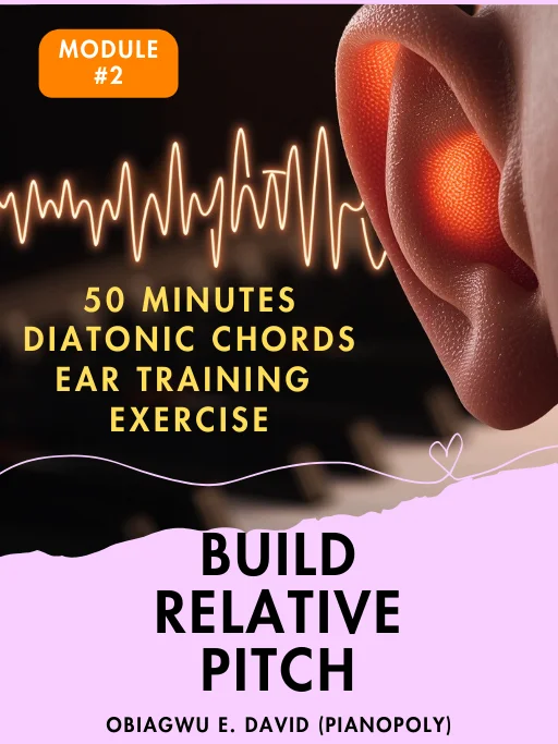 50 Minutes Relative Pitch Ear Training Exercise - (DIATONIC CHORDS IDENTIFICATION) product image (1)
