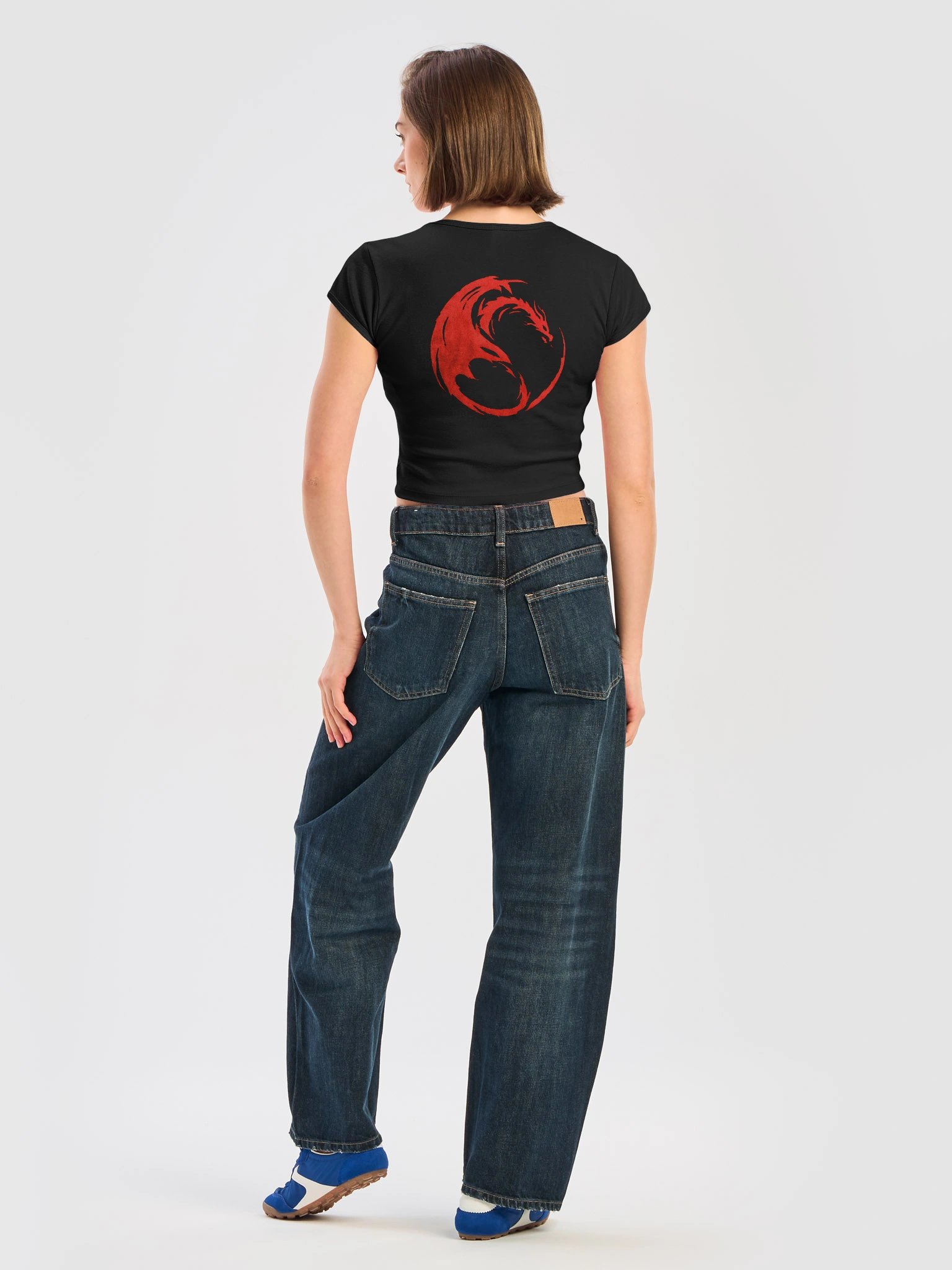 HC SVNT DRACONES - Womens Ribbed Baby Tee product image (6)
