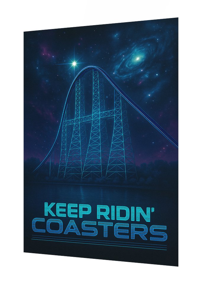 Futuristic Millie - Keep Ridin' Coasters 18x24 inch Poster product image (2)