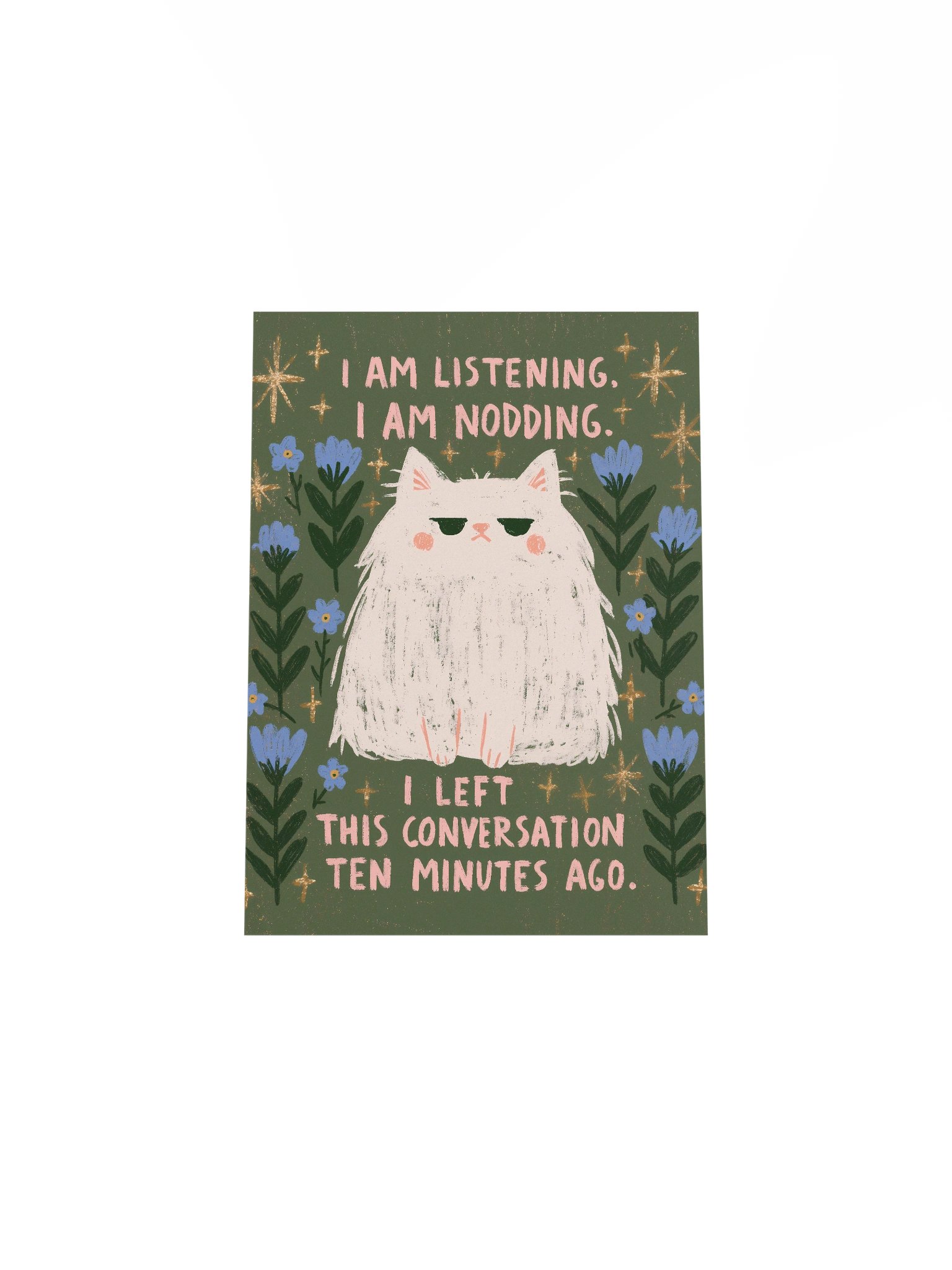 I’m Listening Cat Poster product image (29)