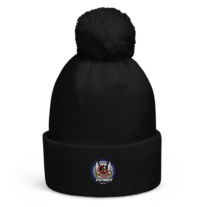 CRO ART Patriotic Emblem Pom-Pom Beanie product image (1)