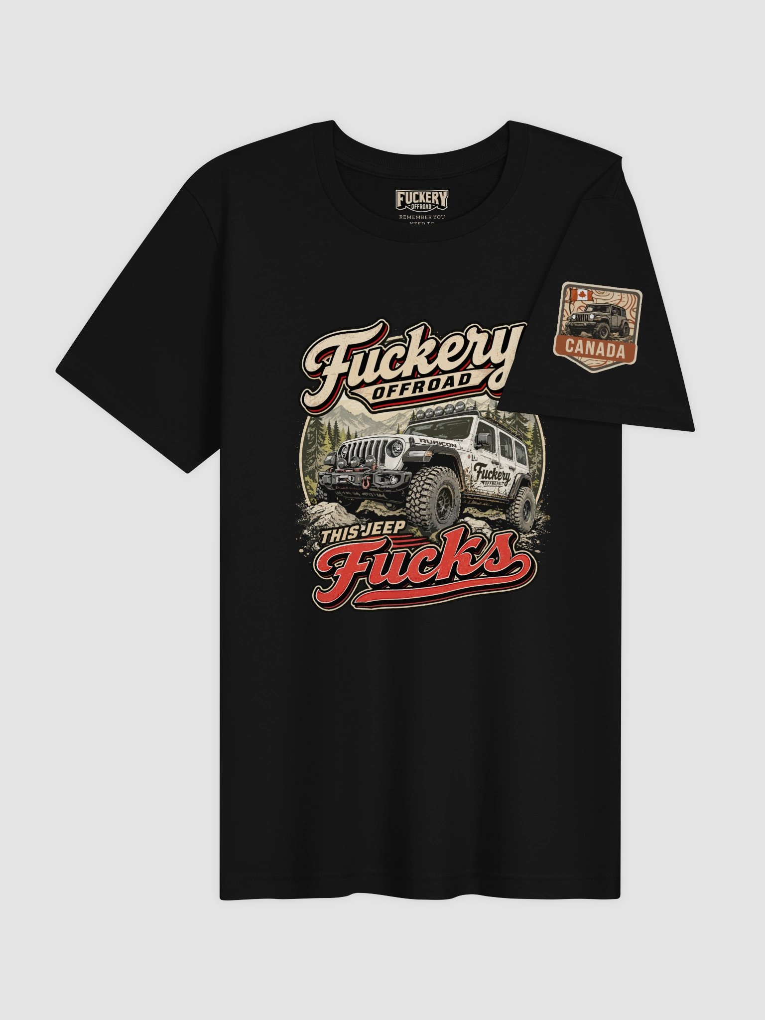 Unisex t-shirt with This Jeep Fucks (Version 1) product image (3)