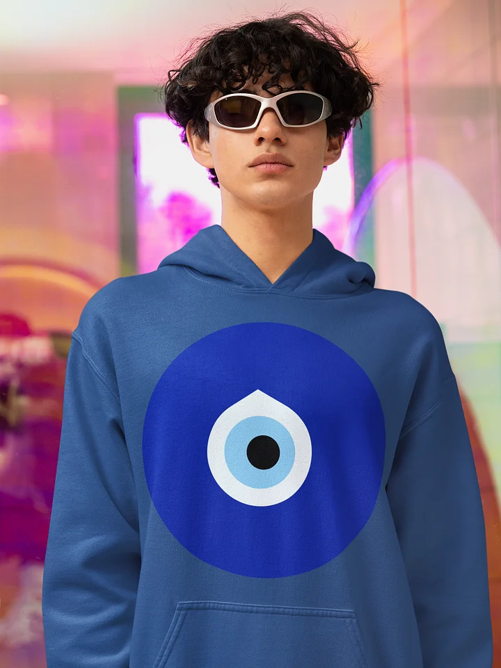Nazar Mati Printed Classic Pullover Hoodie product image (1)