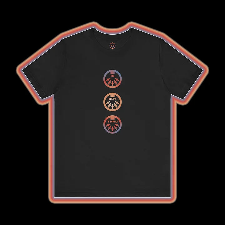 MIDI T-Shirt - In Out Thru (Musical Instrument Digital Interface Synthesizer) product image (1)