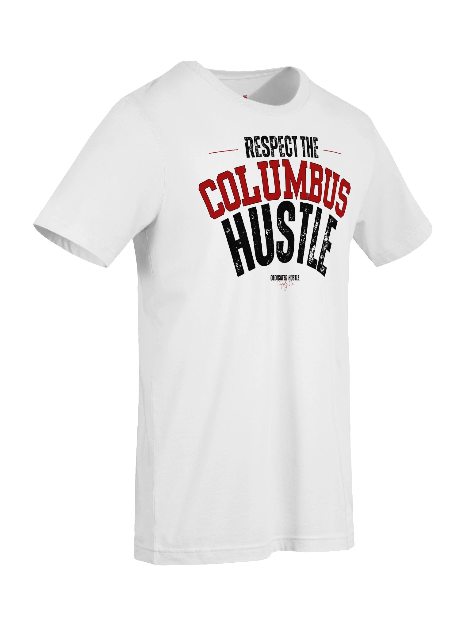 Respect The Columbus Hustle - Varsity Edition Tee | White product image (7)