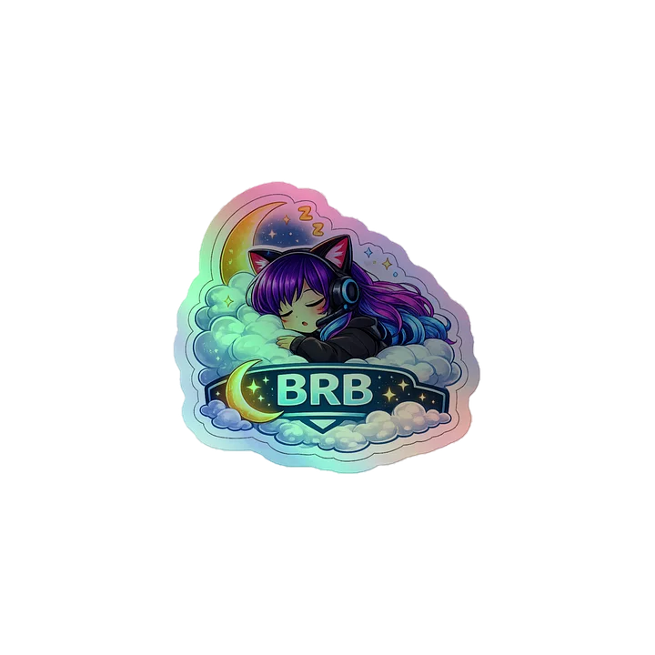 • AKC // Callie Sticker BRB | Holographic | Callie Emote Badge Series product image (1)