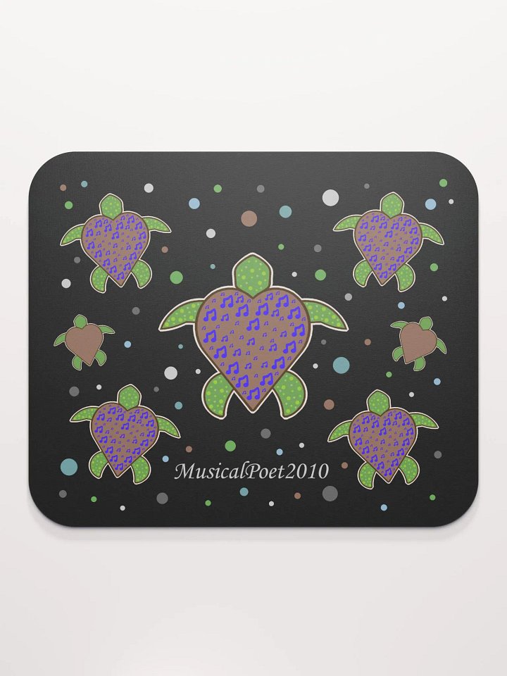Turtle Heart Mousepad product image (2)