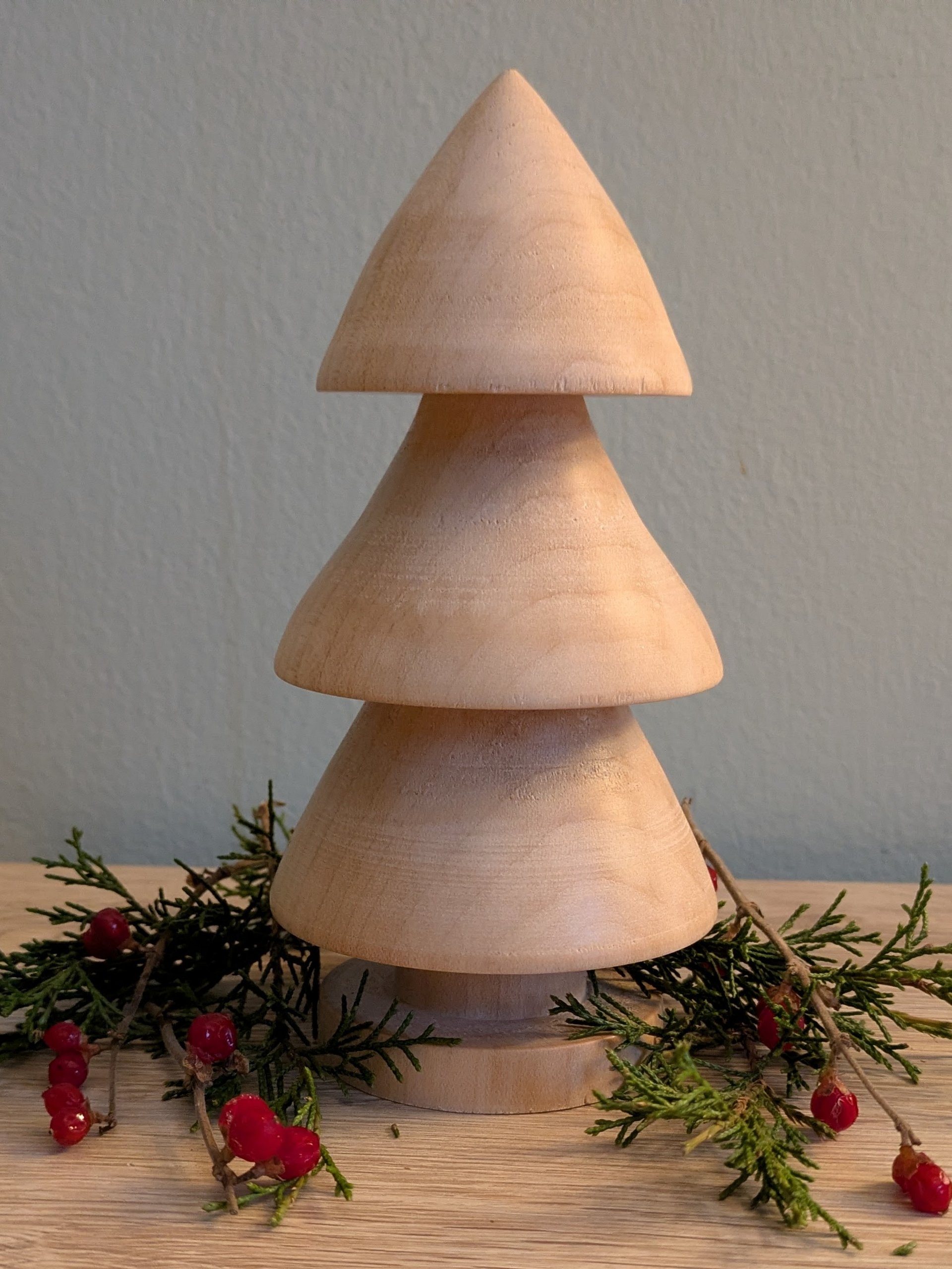 Hard maple wood Christmas tree product image (1)