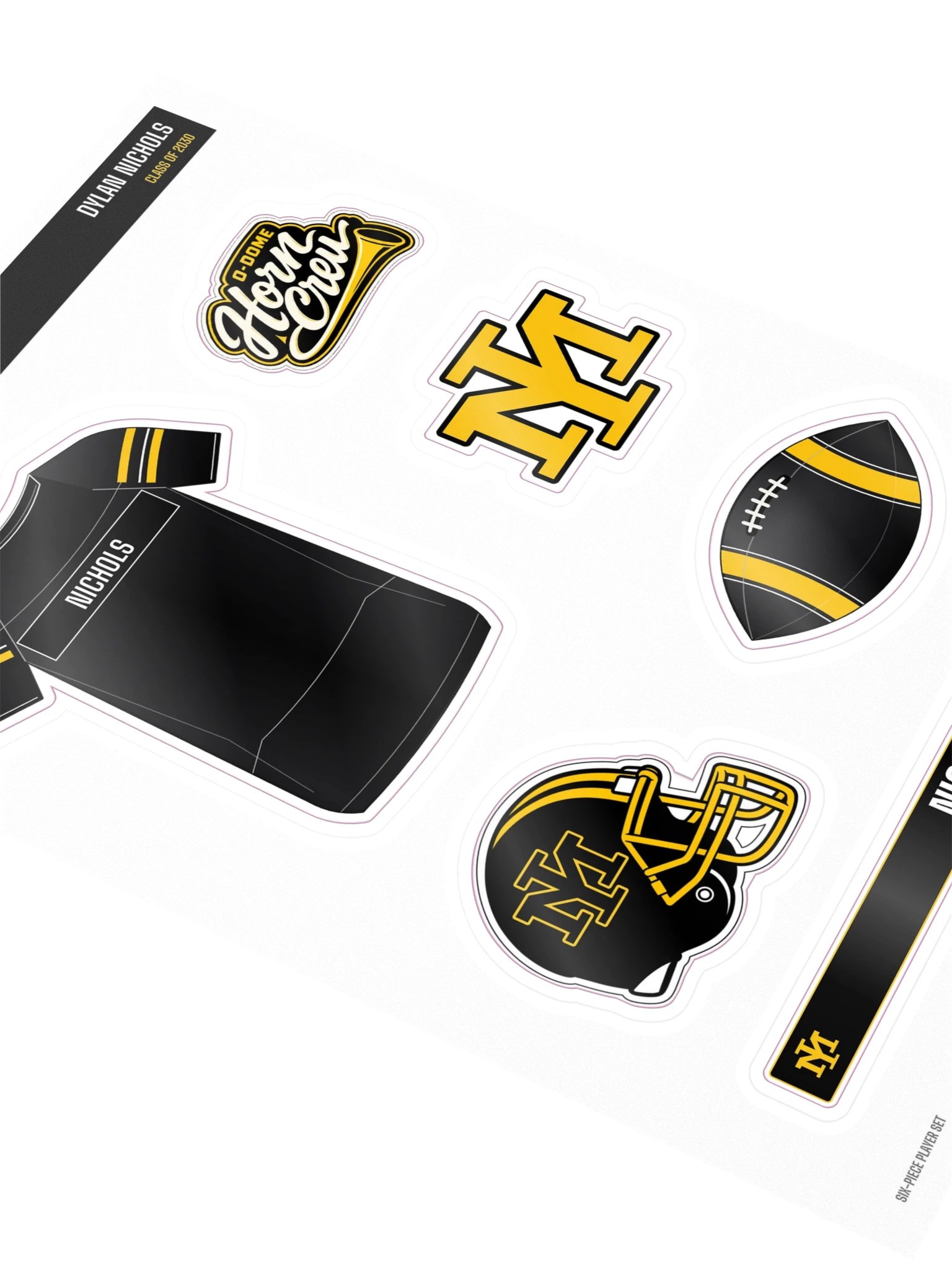 Dylan Nichols — Mustangs Sticker Sheet product image (2)