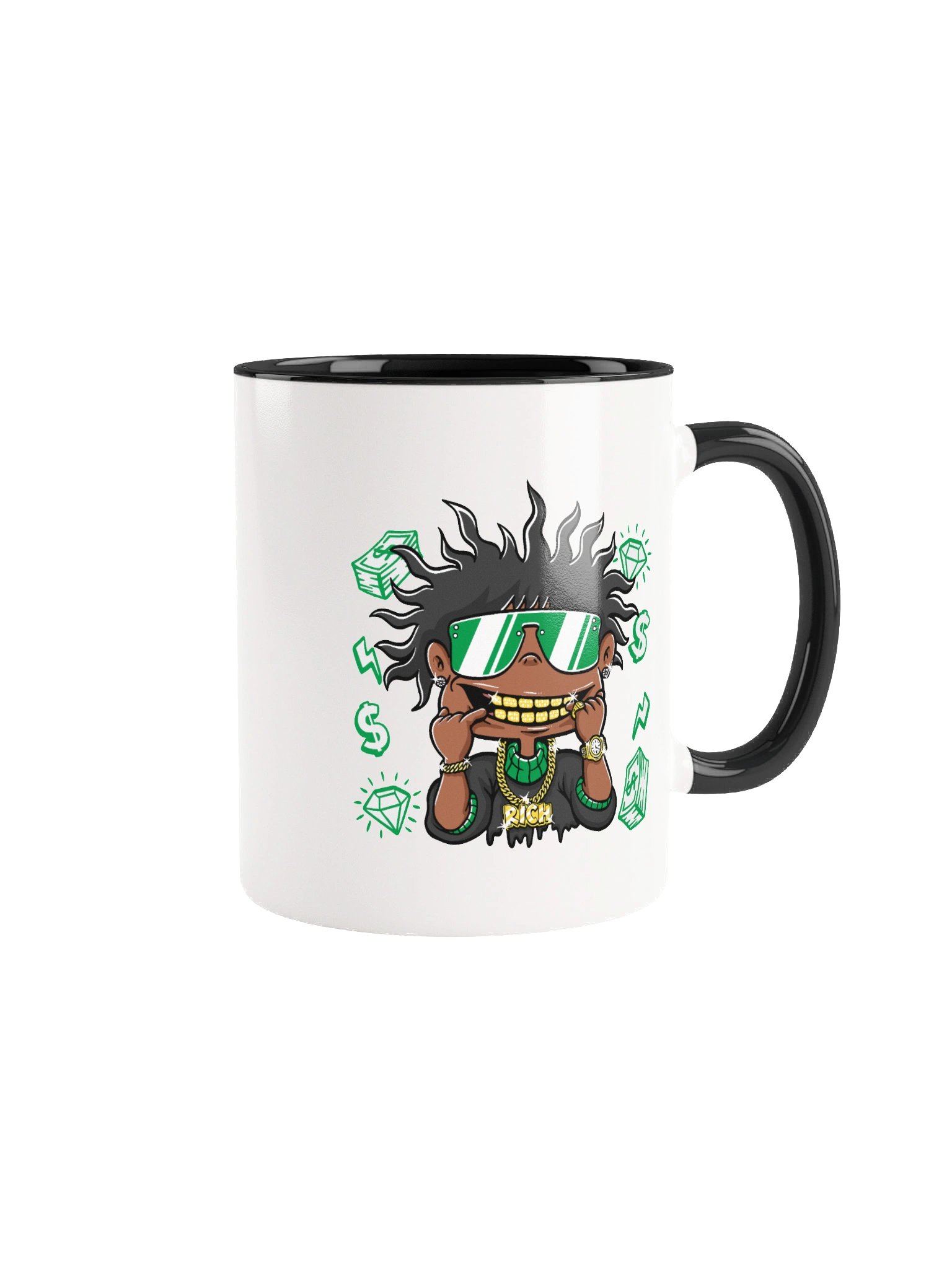Ceramic Mug – Rich Modern Graphic Coffee Mug for Daily Use product image (1)