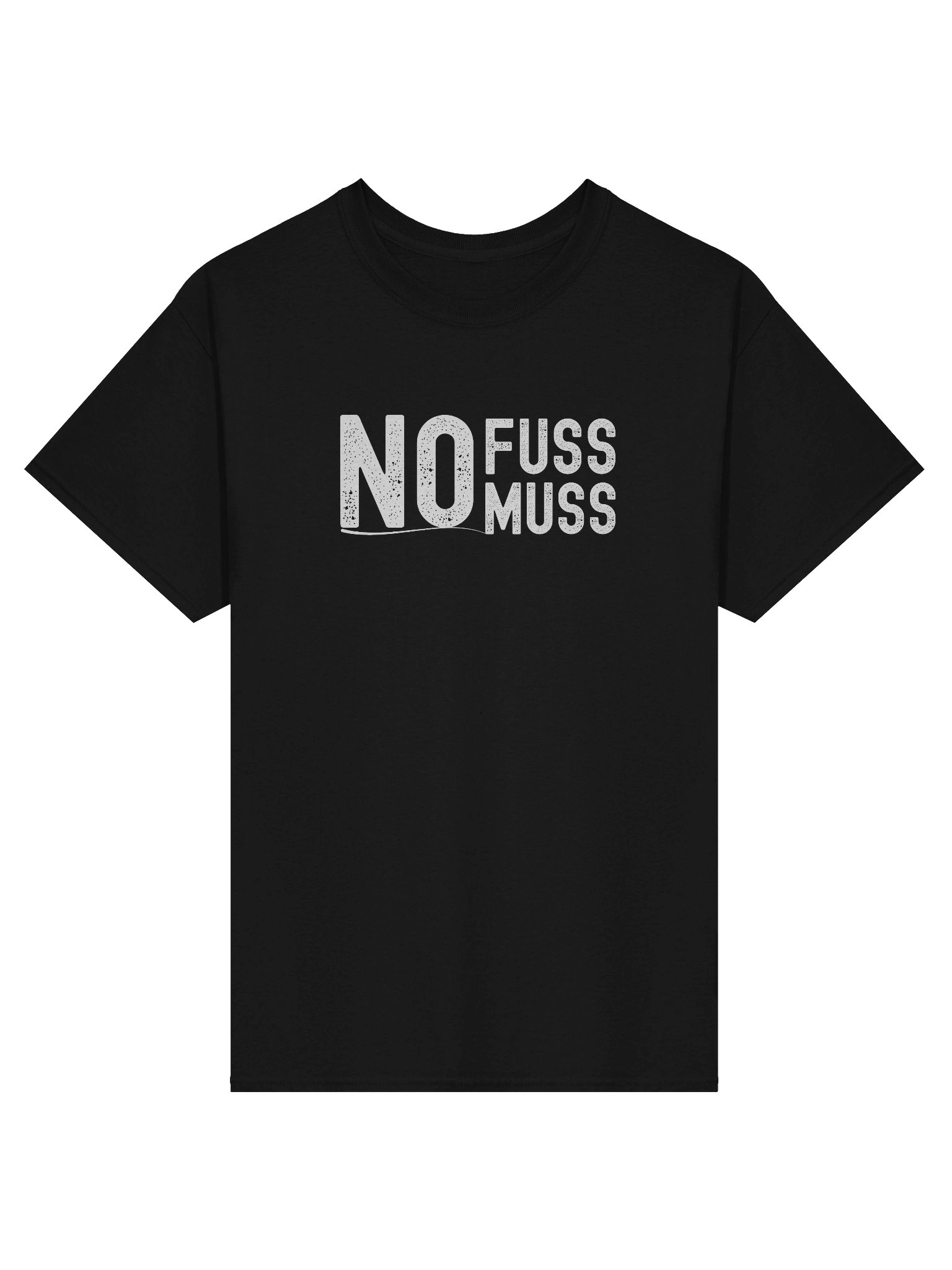No Nonsense T-Shirt | No Fuss No Muss Graphic | Gildan Heavyweight Cotton product image (1)