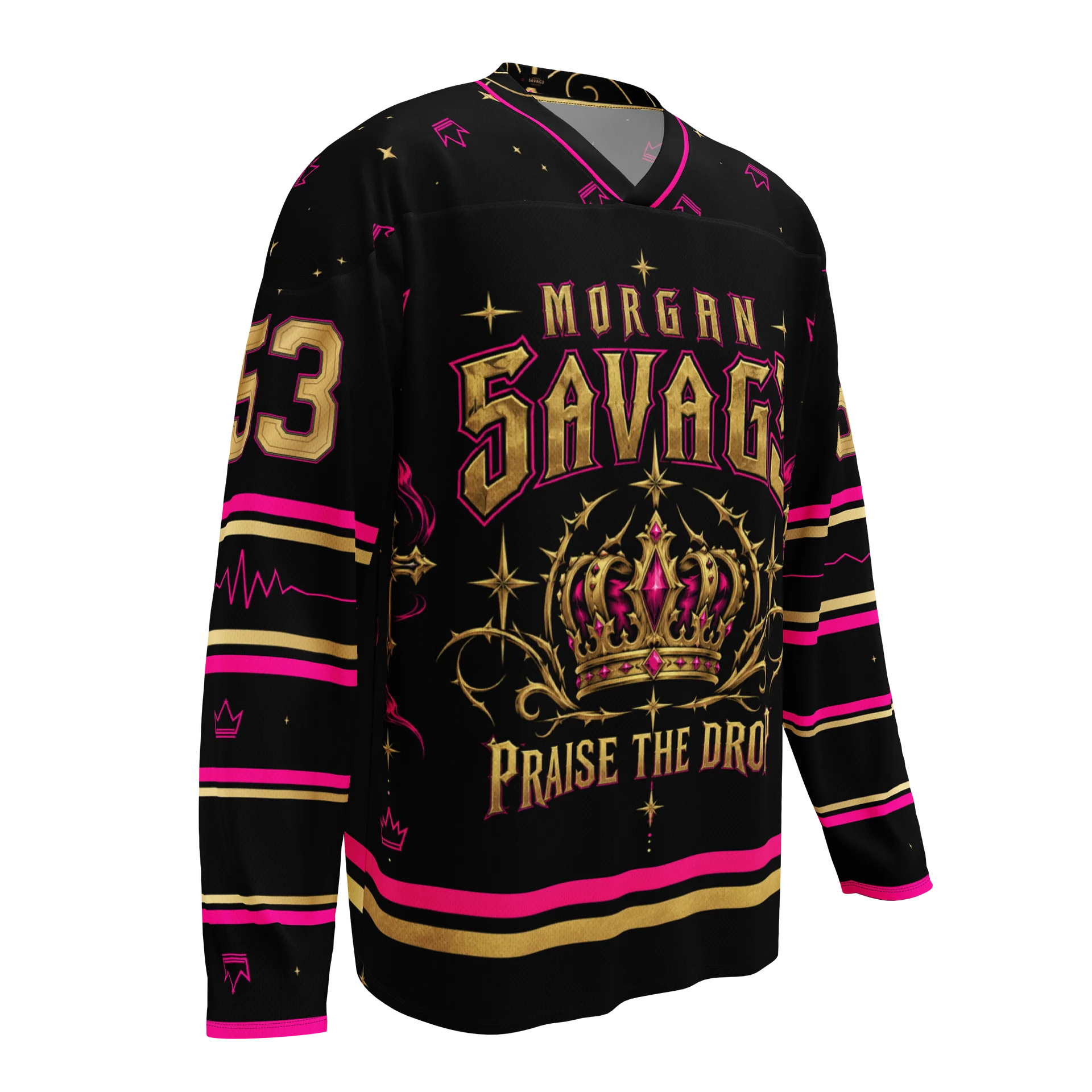 5AVAG3 “Praise the Drop” #53 Hockey Jersey product image (1)