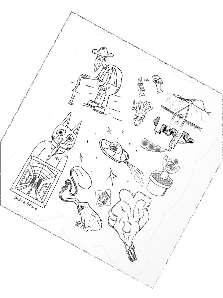 The Sketch Line Sticker product image (2)