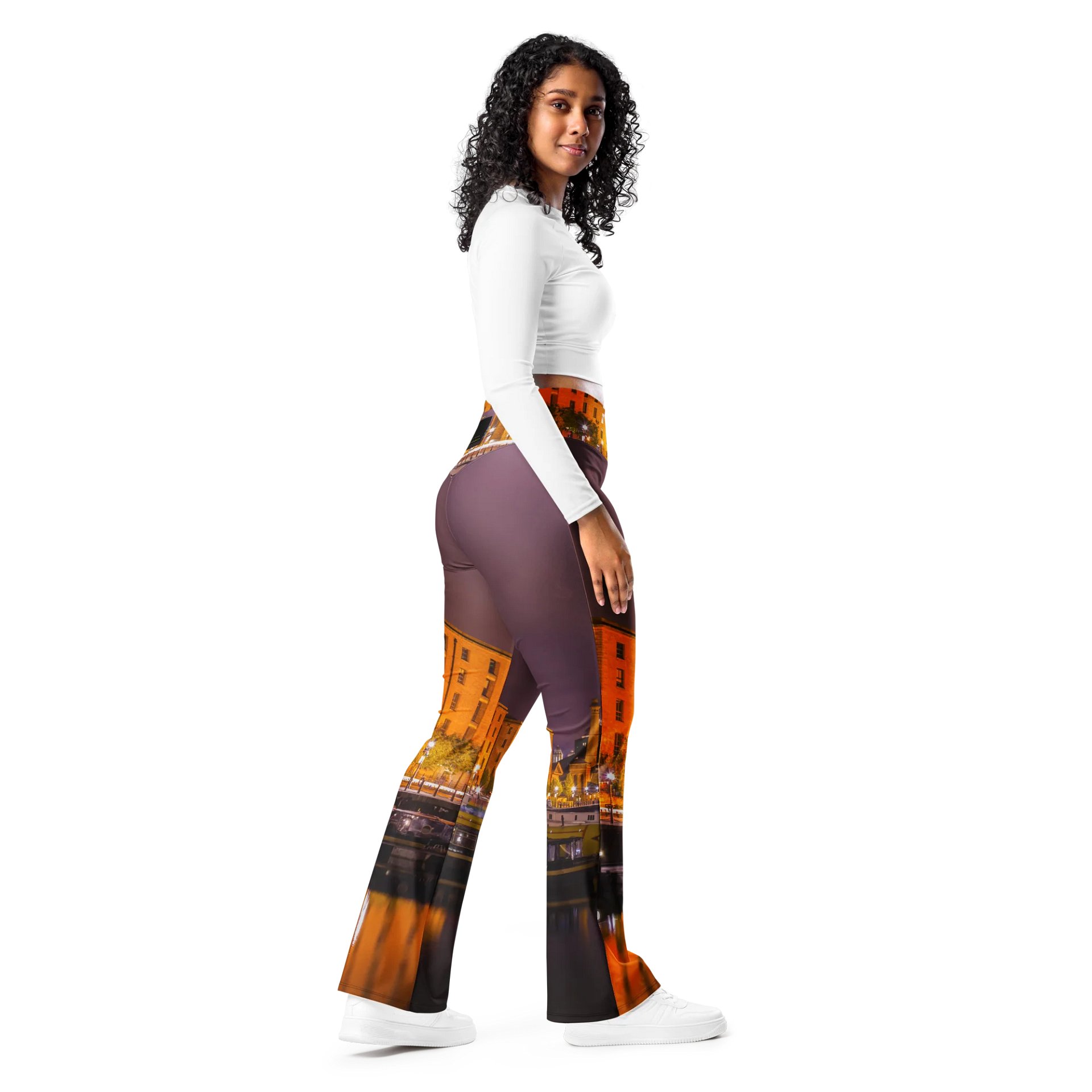 'Somewhere in the City' Flare Leggings product image (9)