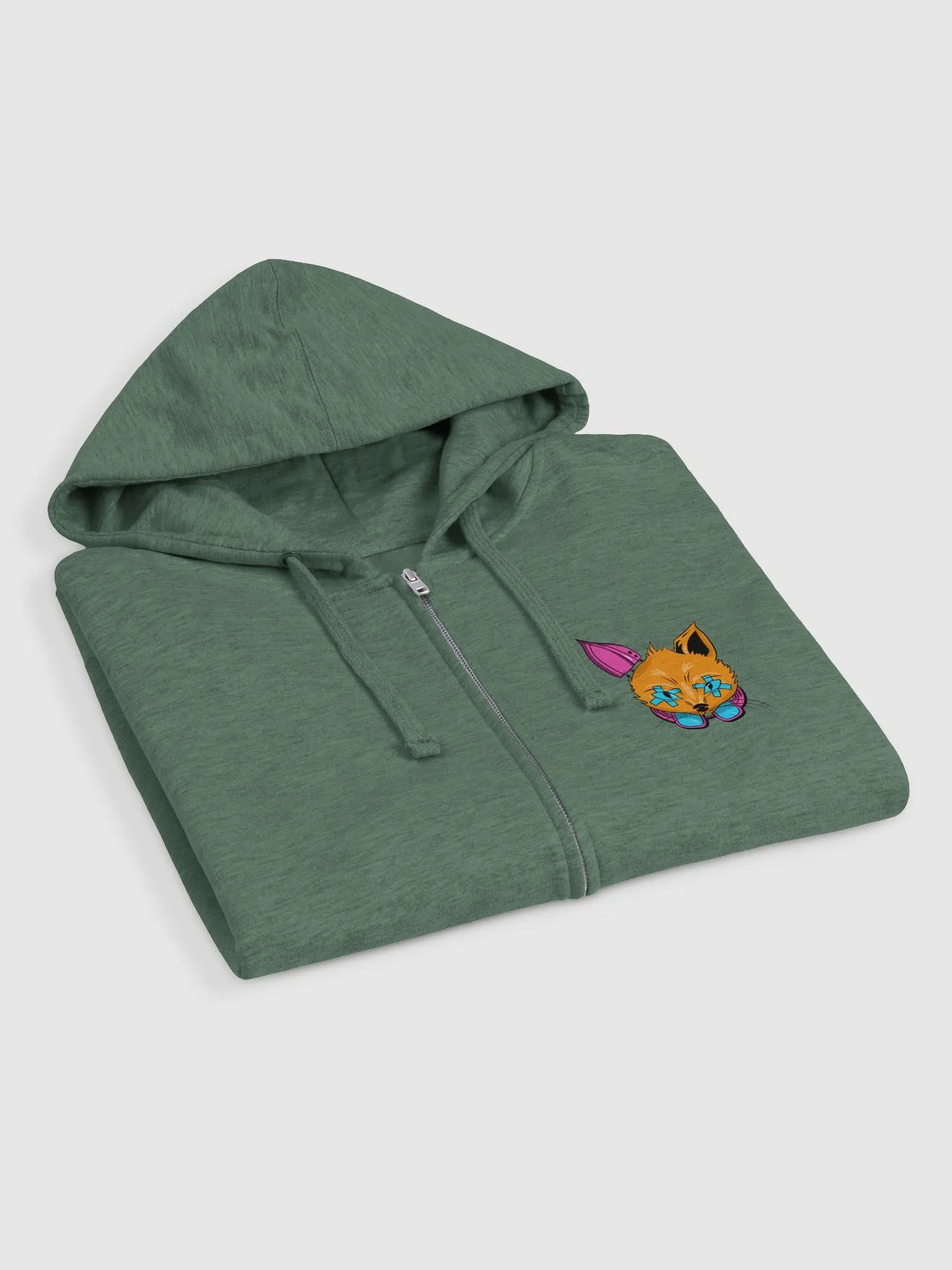 ShepQuest Cyberfox Zip-up Sweater product image (3)