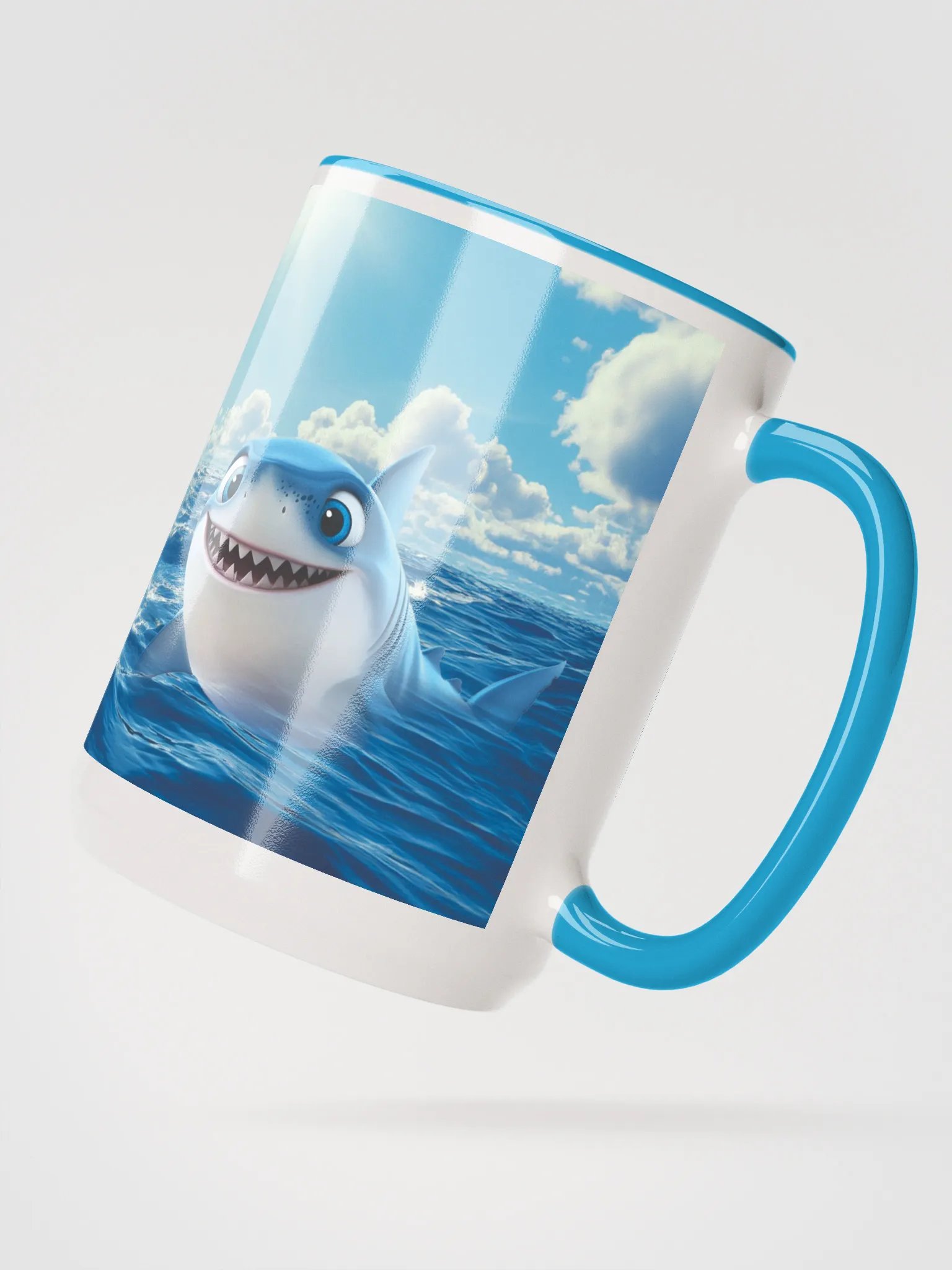 Blue Shark Cup 15oz product image (3)