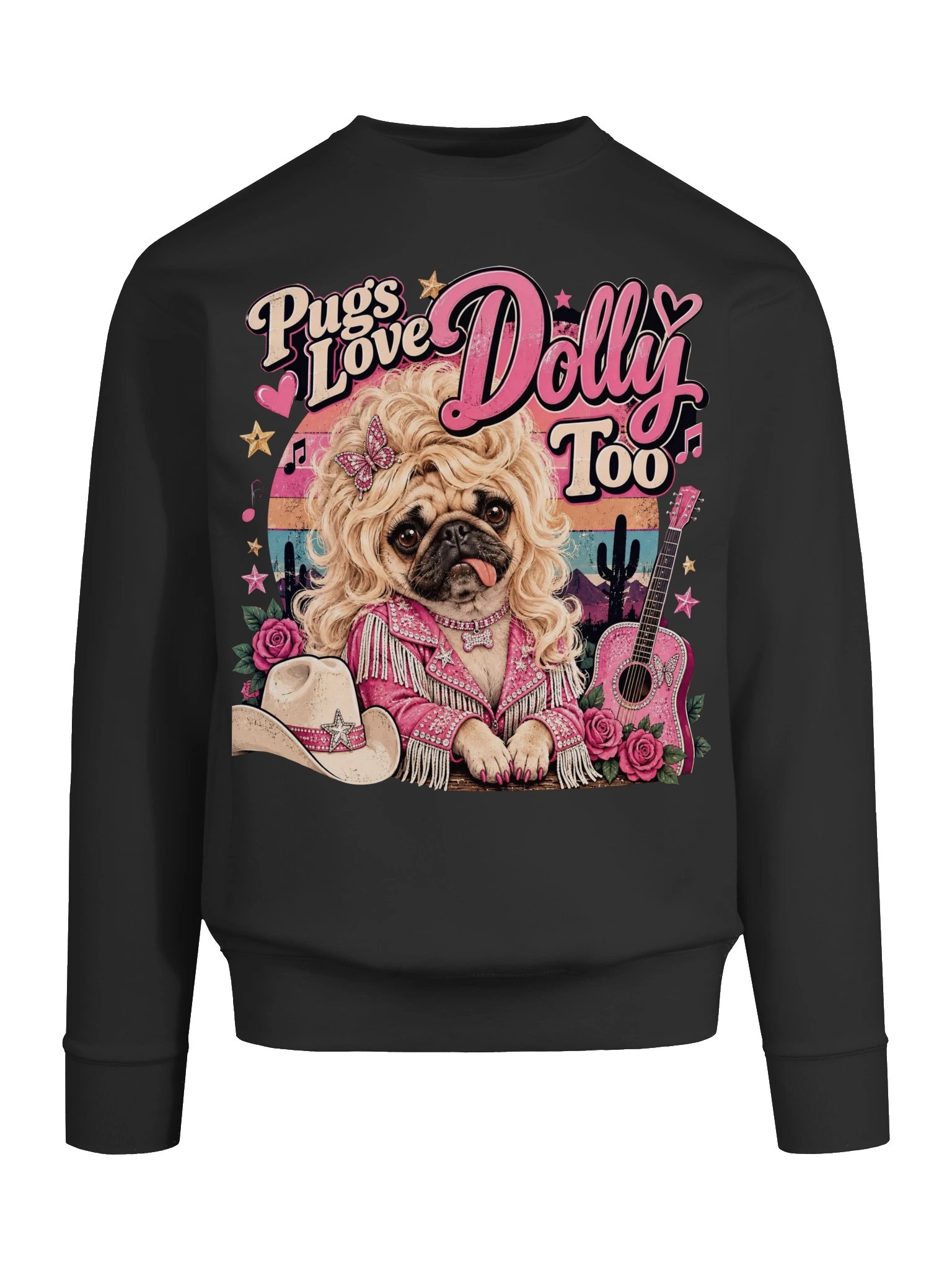 Pugs Love Dolly Too Sweatshirt product image (57)