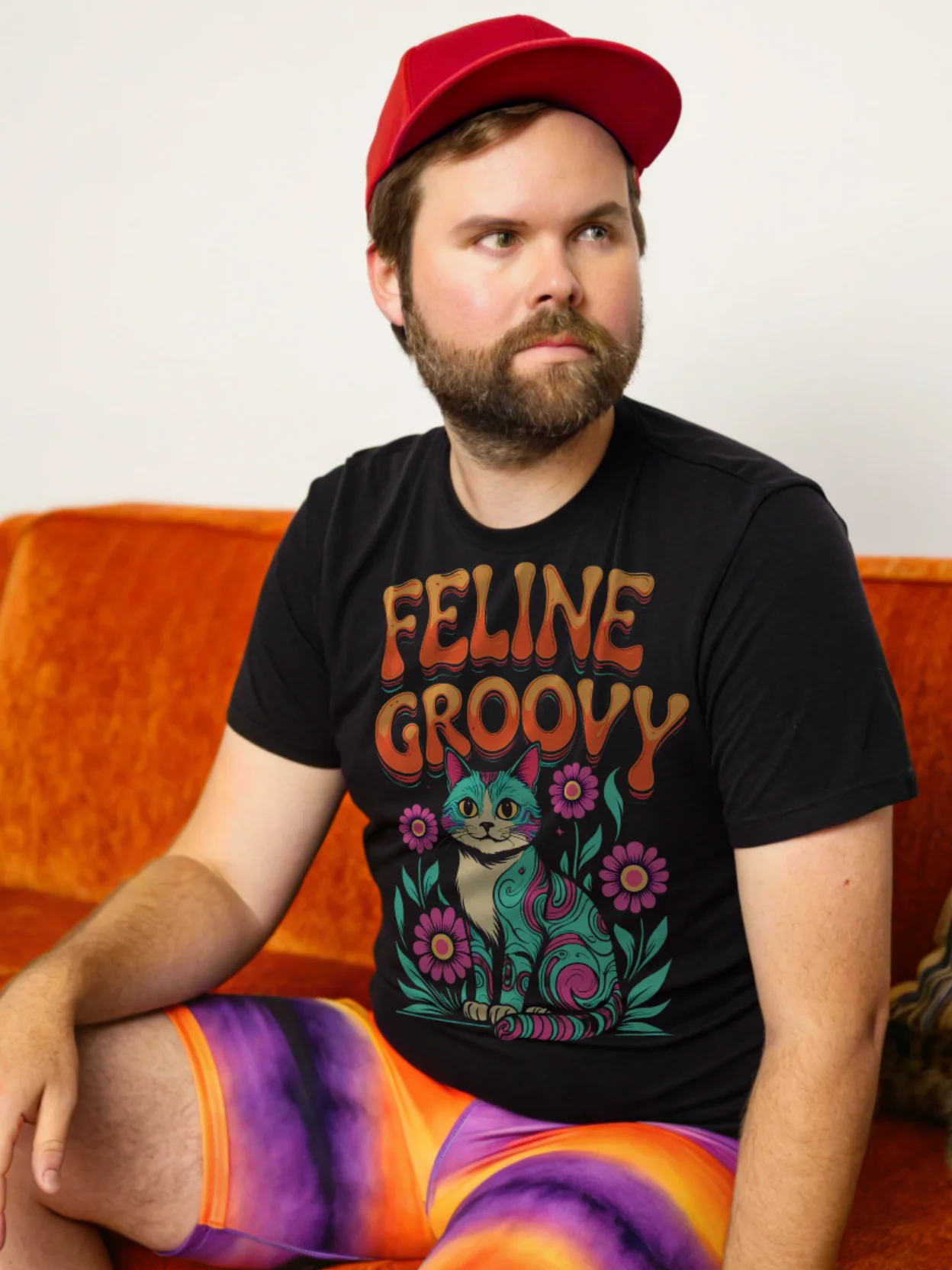 Feline Groovy Psychedelic T-Shirt product image (4)
