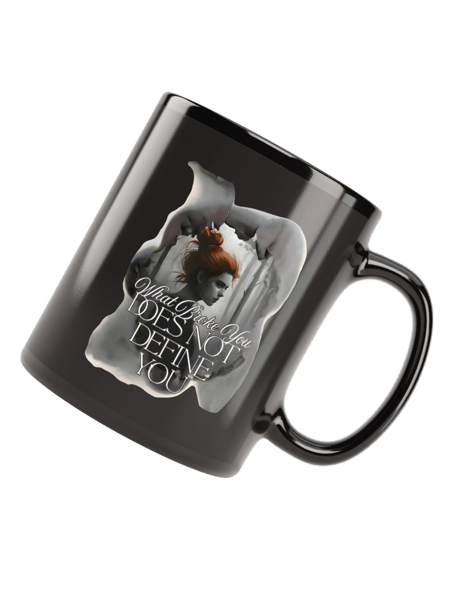 Mind Matter- What Broke You Doesn’t Define You - Black Mug product image (6)