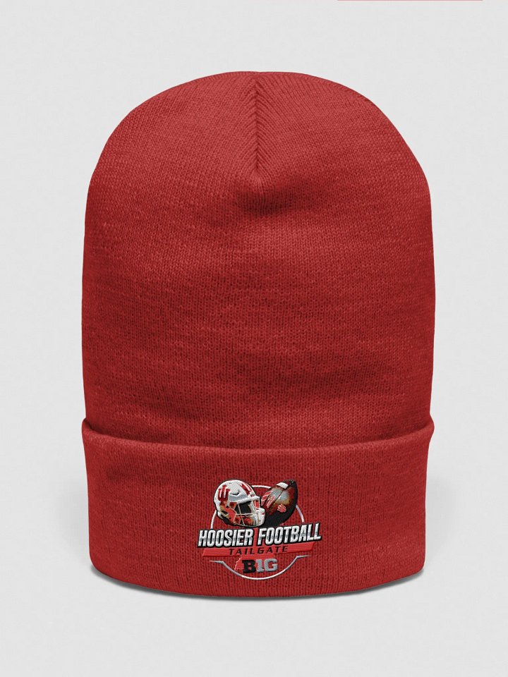 Hoosier Football Tailgate Embroidered Beanie product image (6)