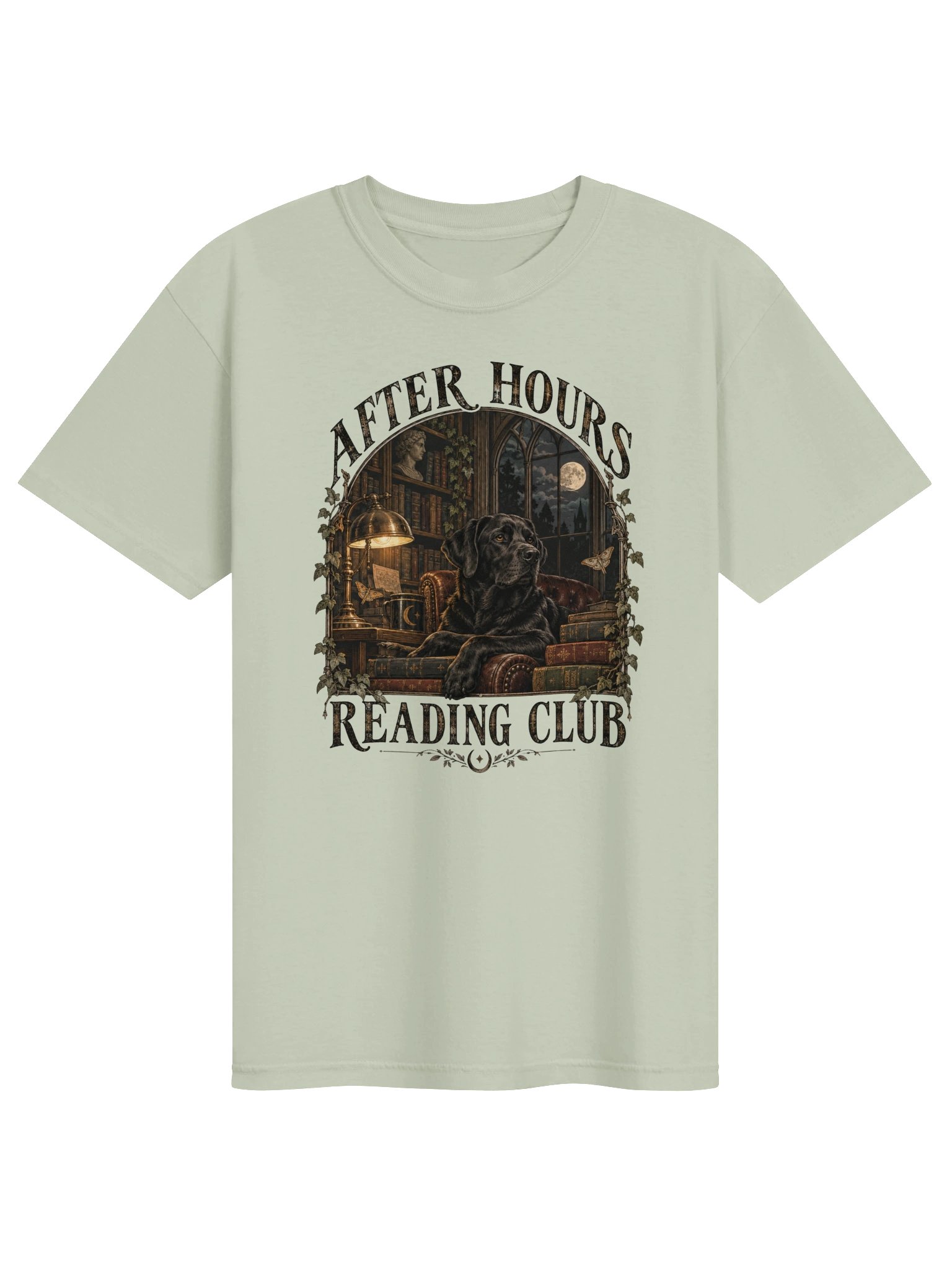 Book Lover Dog T-Shirt | After Hours Reading Club Tee | Dark Academia Dog Shirt | Gothic Reader Tee product image (6)
