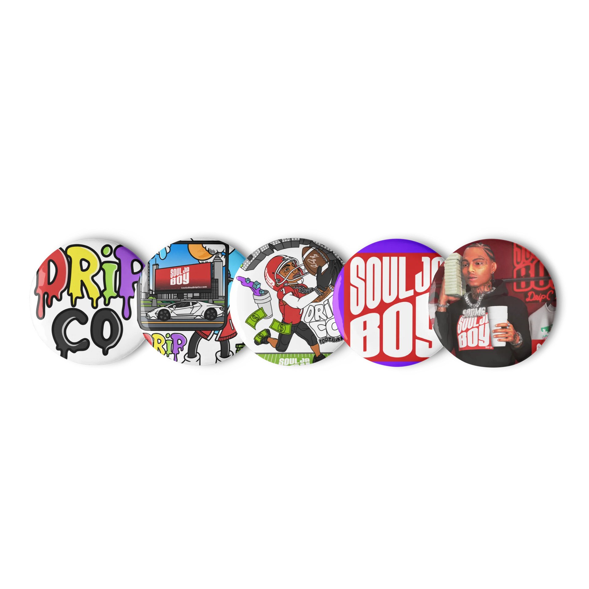 SOULJABOYDRIPCO Pin Set product image (1)
